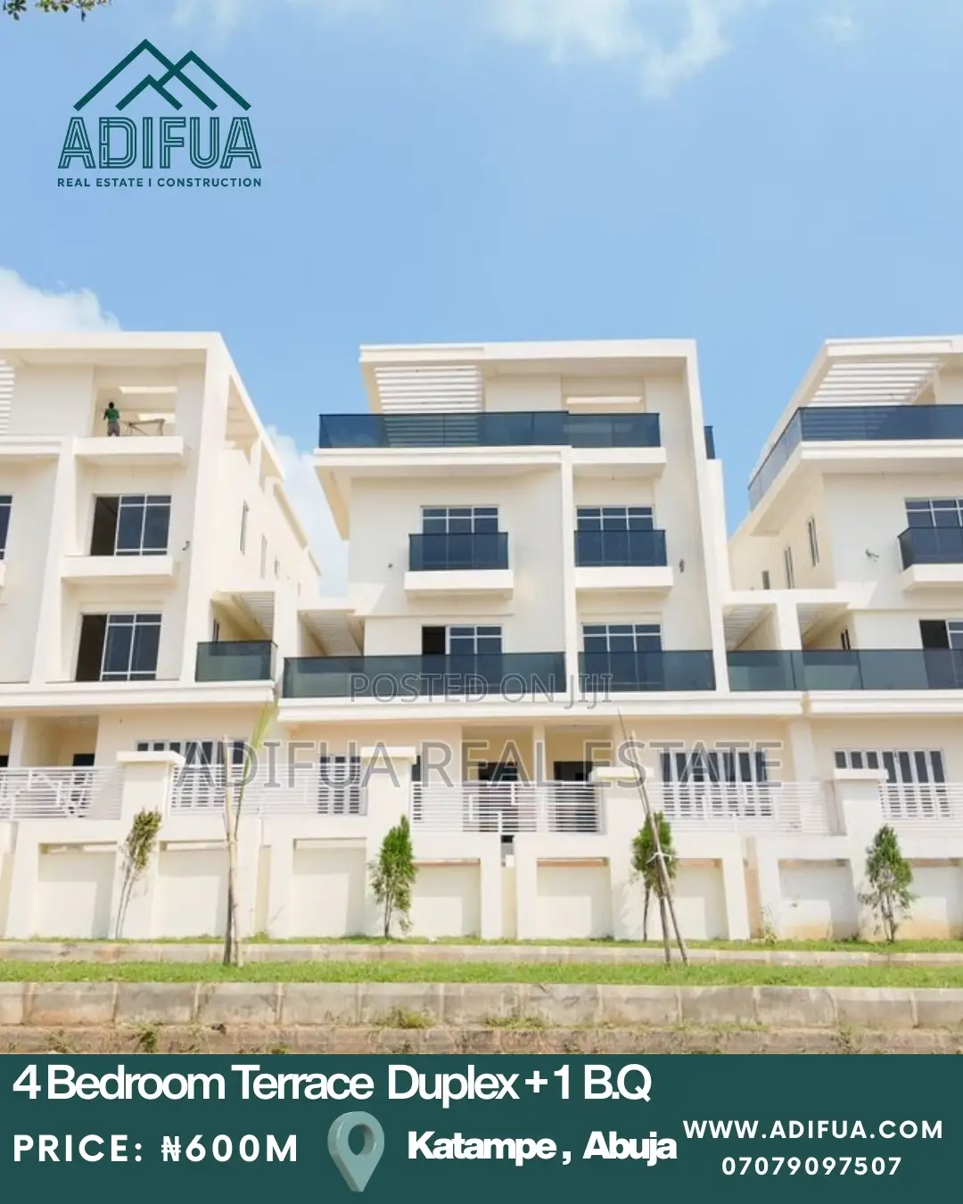 4bedroom Terrace Duplex + B.Q Located in Katampe Ext, Abuja. in Katampe Extension