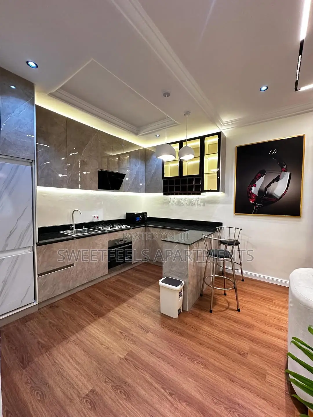 1 Bedroom Apartment With Bath Tub and Ps5 in Ikate