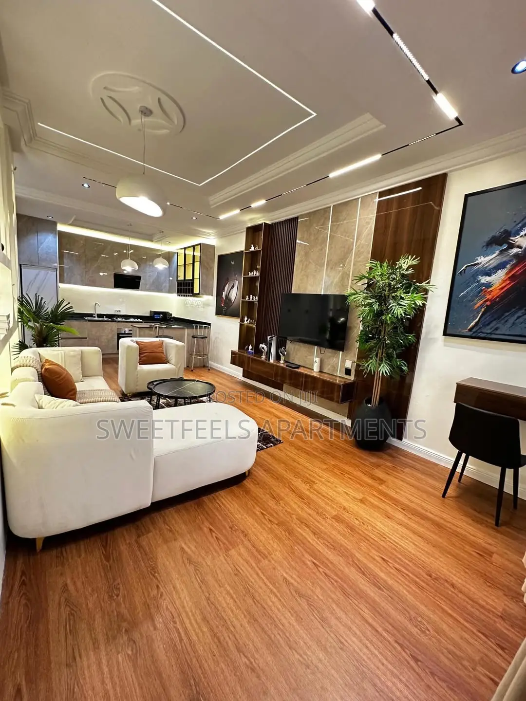 1 Bedroom Apartment With Bath Tub and Ps5 in Ikate