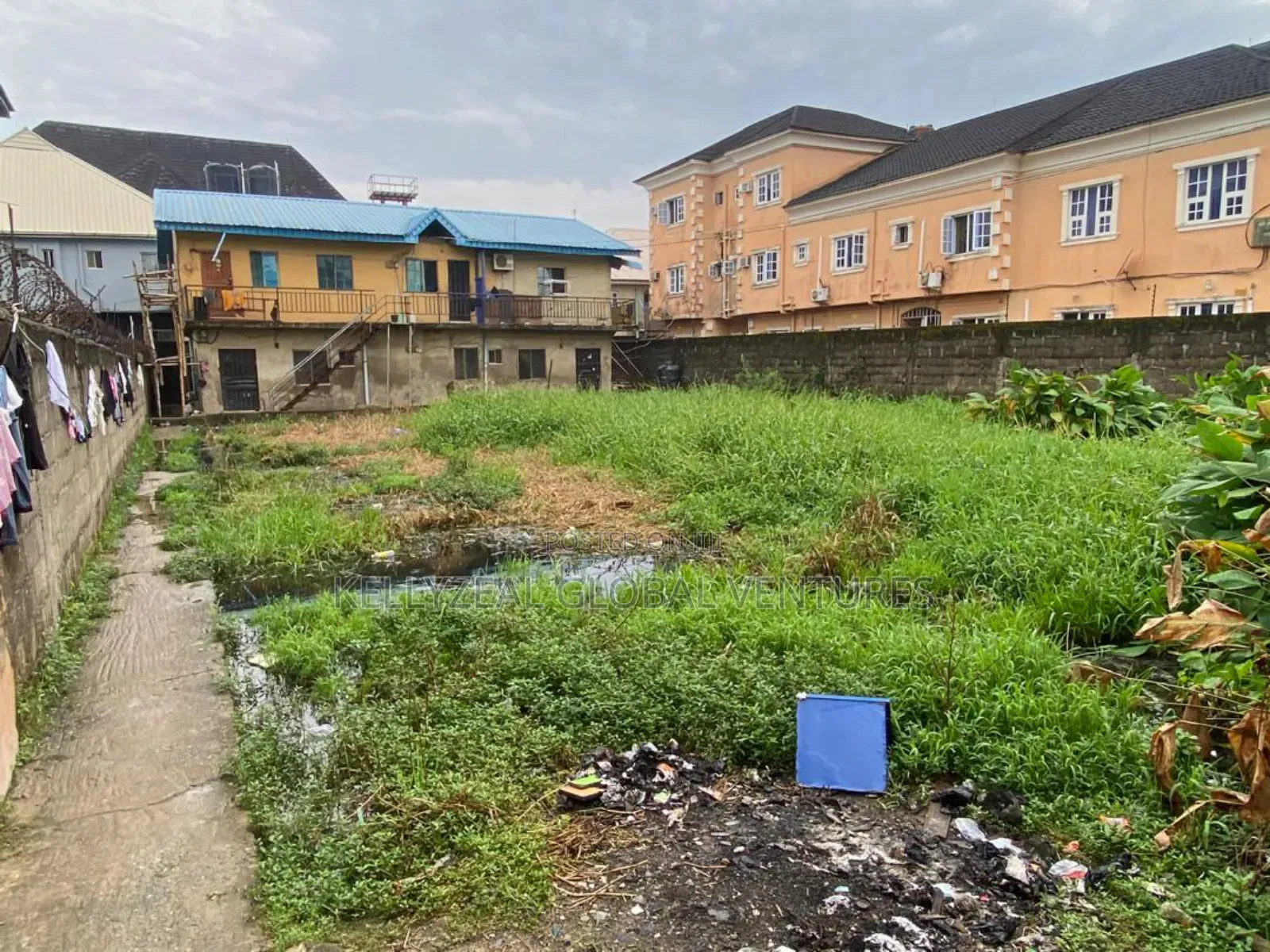Full Plot of Land With a Demolish Able Set Back Structure in Isolo