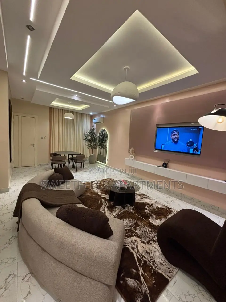 Cozy 2 Bedroom Apartment With Gym, Snooker Board, Swimming Pool in Ikate