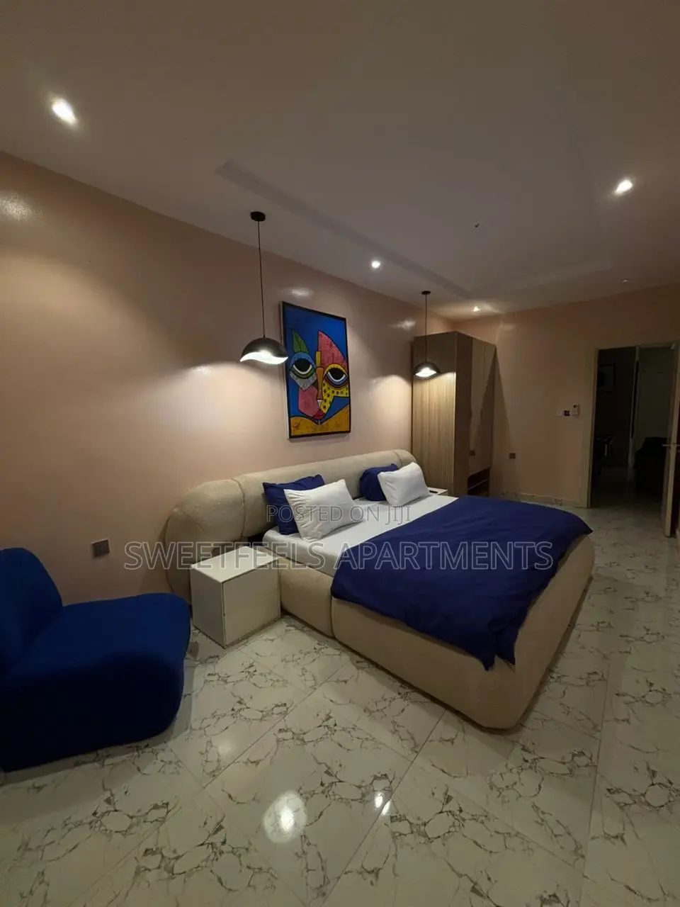 Cozy 2 Bedroom Apartment With Gym, Snooker Board, Swimming Pool in Ikate