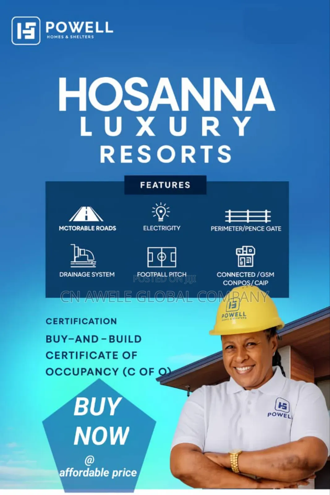 Hosanna Estate in Enugu