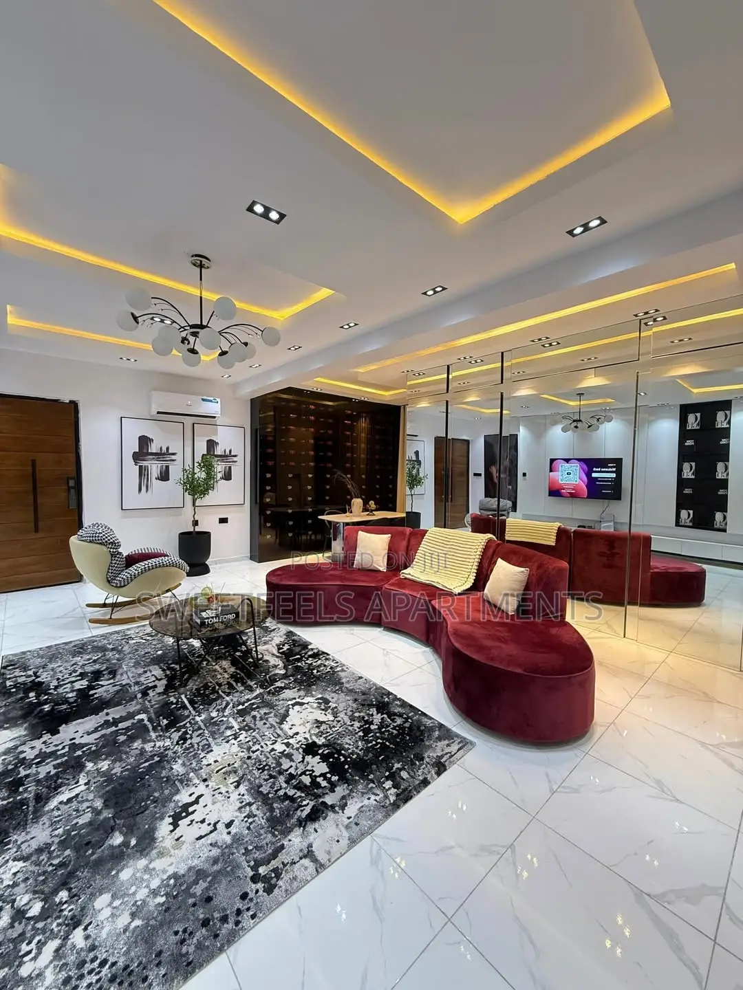 2 Bedroom Apartment With a Cinematic Room, Ps5, Gym in Ikate