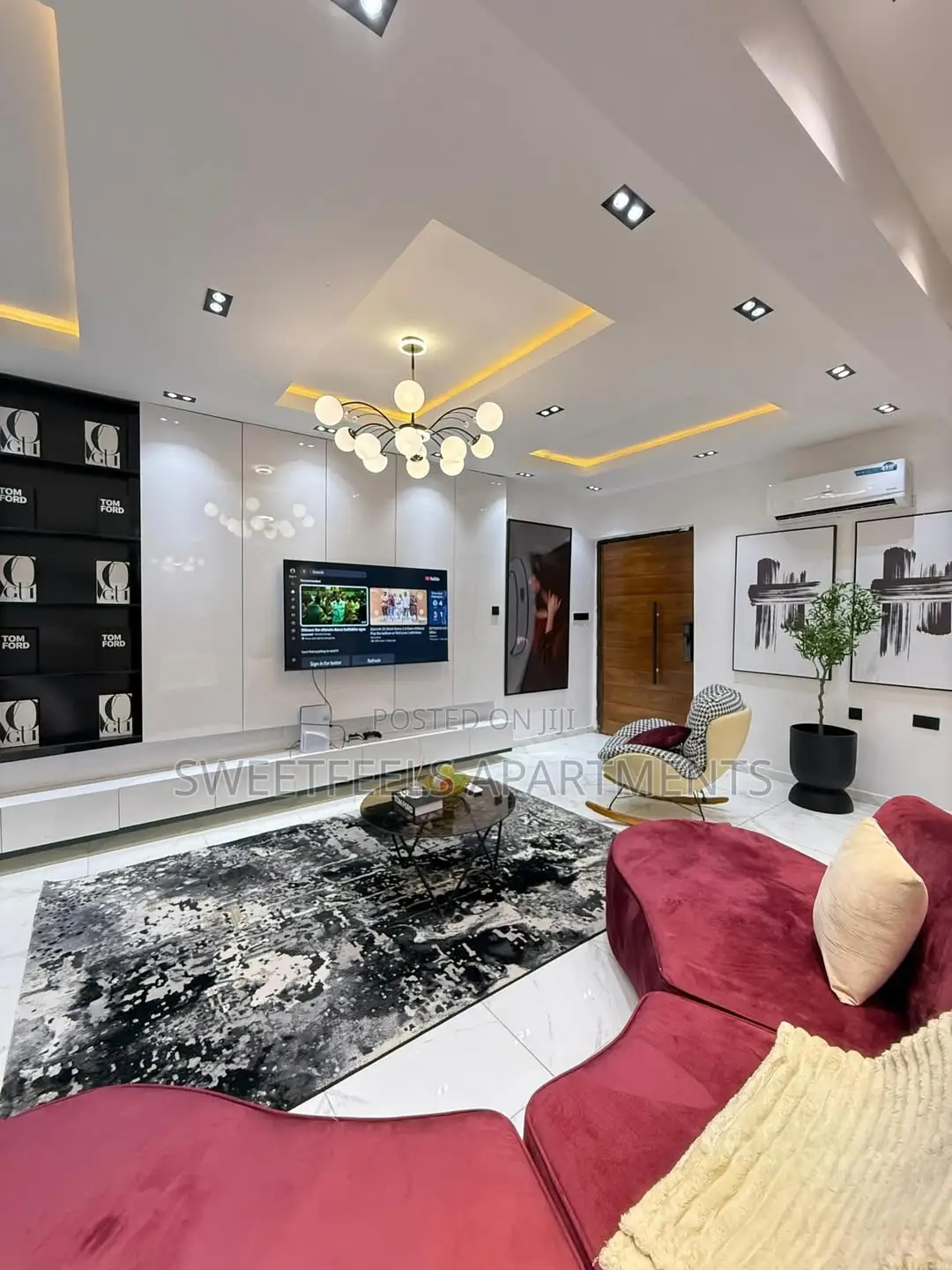 2 Bedroom Apartment With a Cinematic Room, Ps5, Gym in Ikate