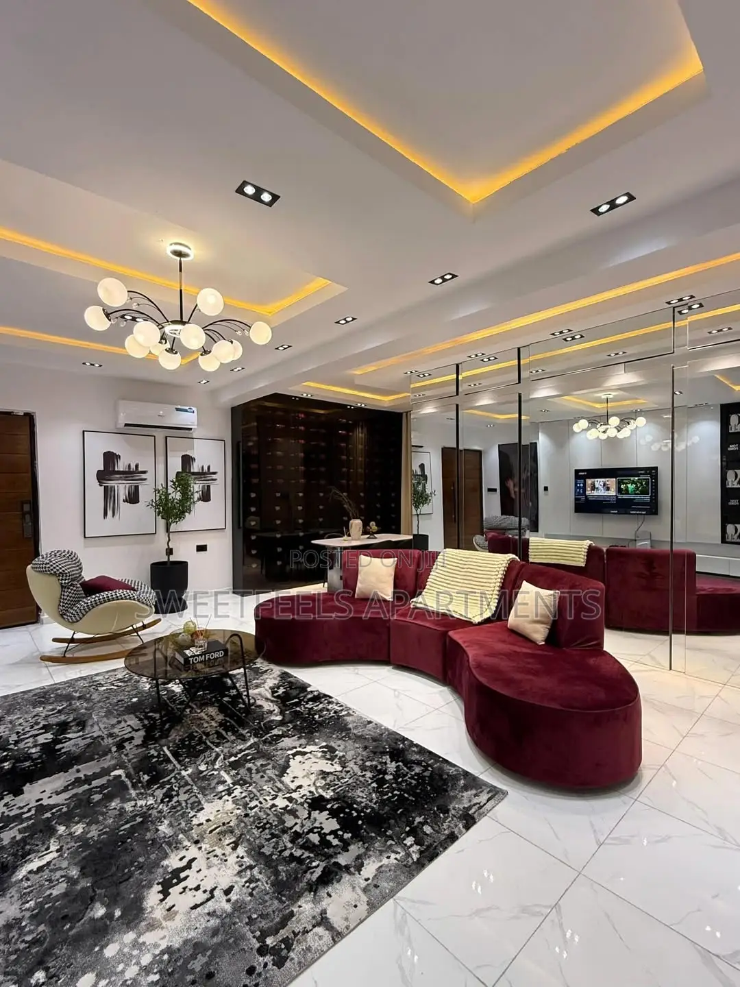 2 Bedroom Apartment With a Cinematic Room, Ps5, Gym in Ikate