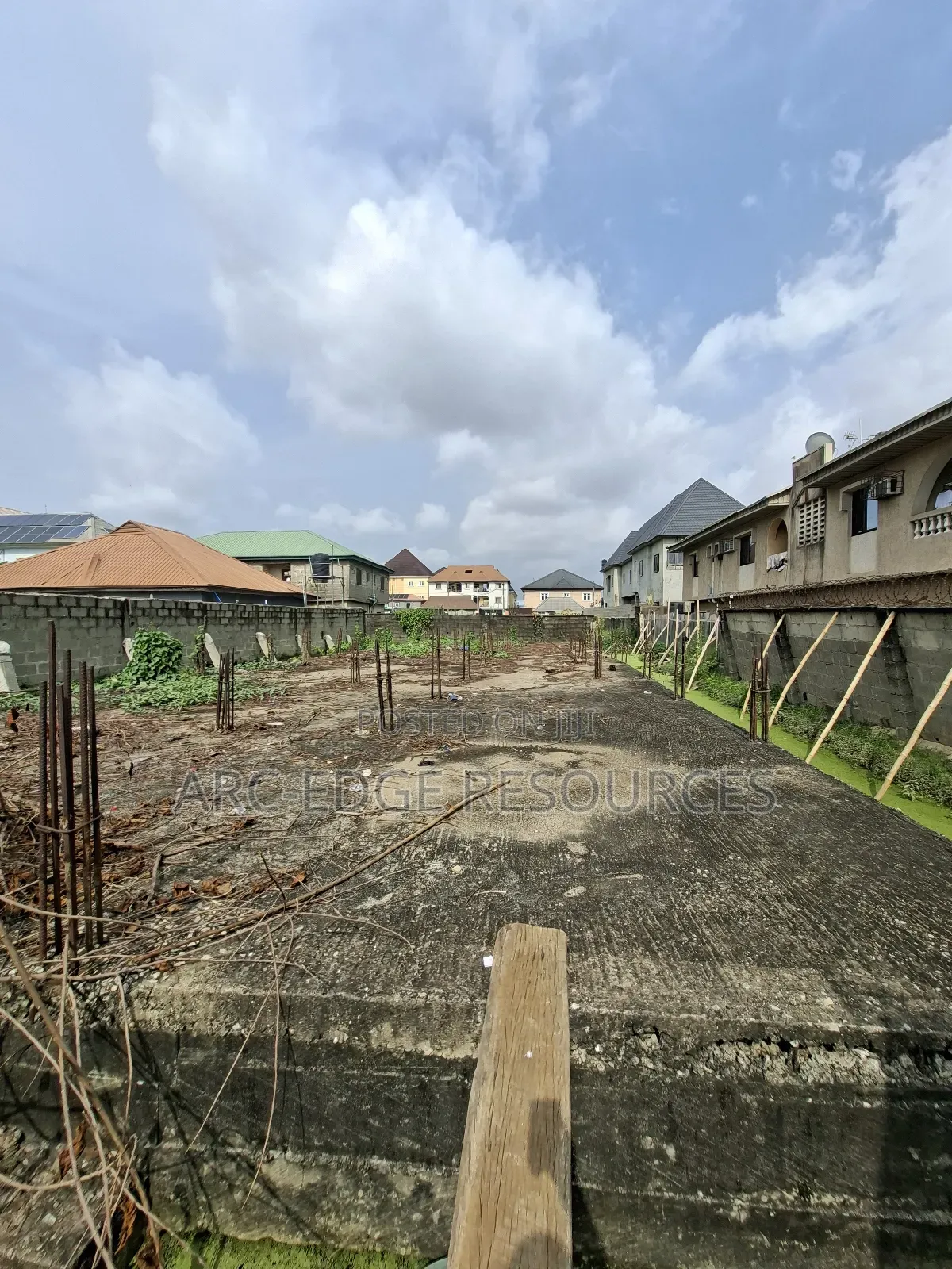 Land With Solid Foundation in a Secured Location in Ago Palace