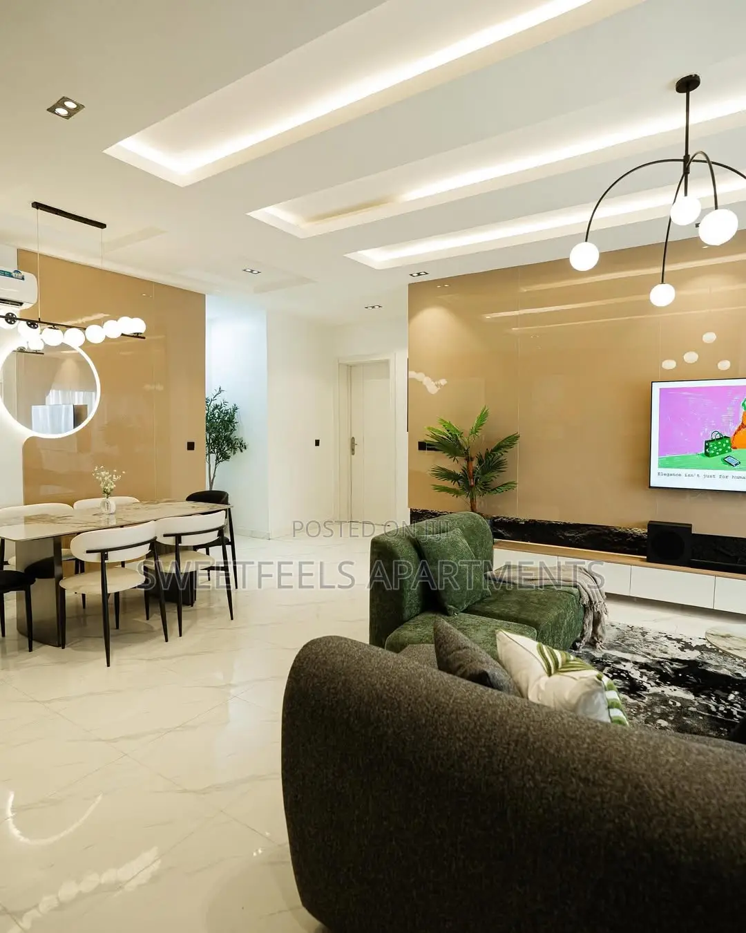 Brand New 3 Bedroom Apartment on the 5th Floor in Ikate