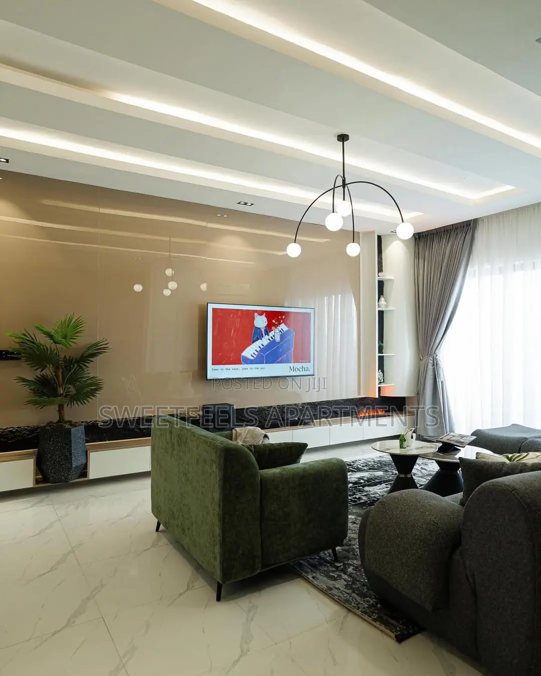 Brand New 3 Bedroom Apartment on the 5th Floor in Ikate