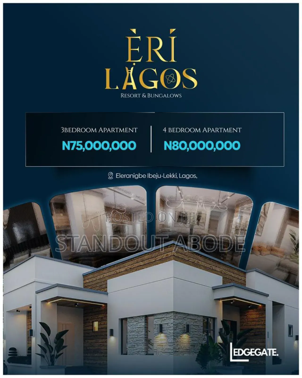 3bdrm Bungalow in Ibeju Lagos, Elerangbe for sale in Elerangbe