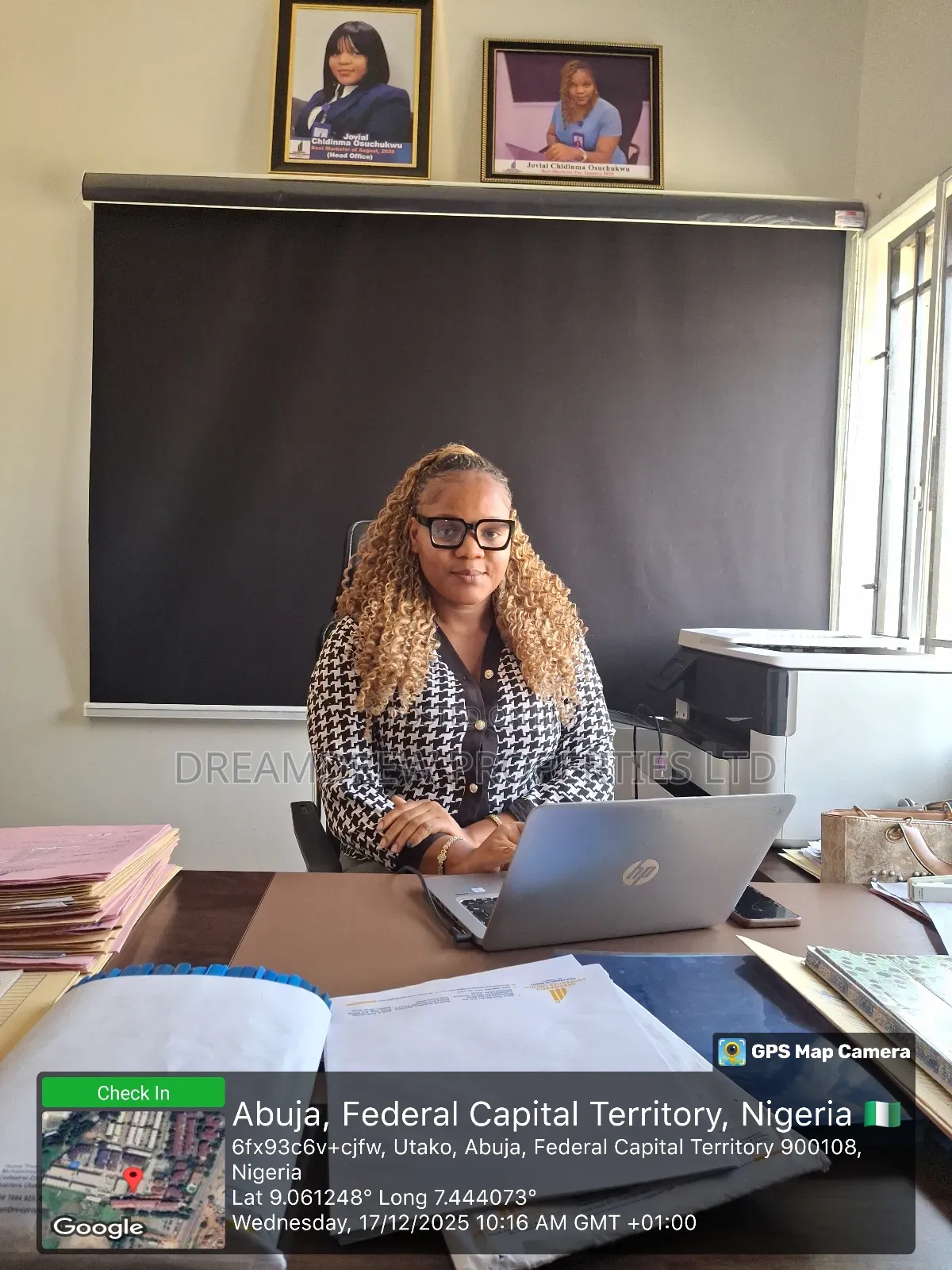 Meet Realtor Jovial Chidinma of Dreamdrew Properties LTD in Utako