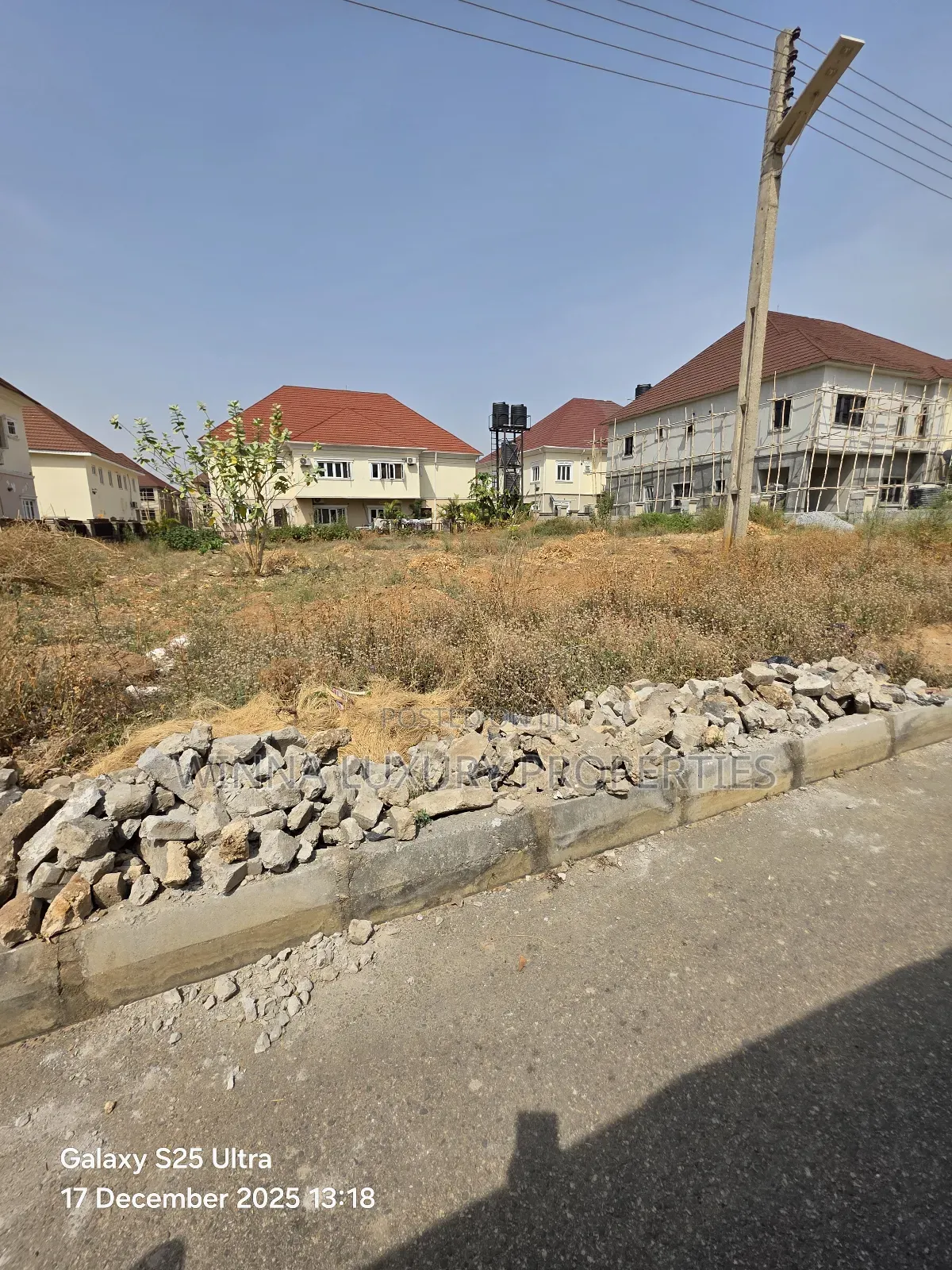 412sqm Plot for Semi Detached Duplex in Lugbe District