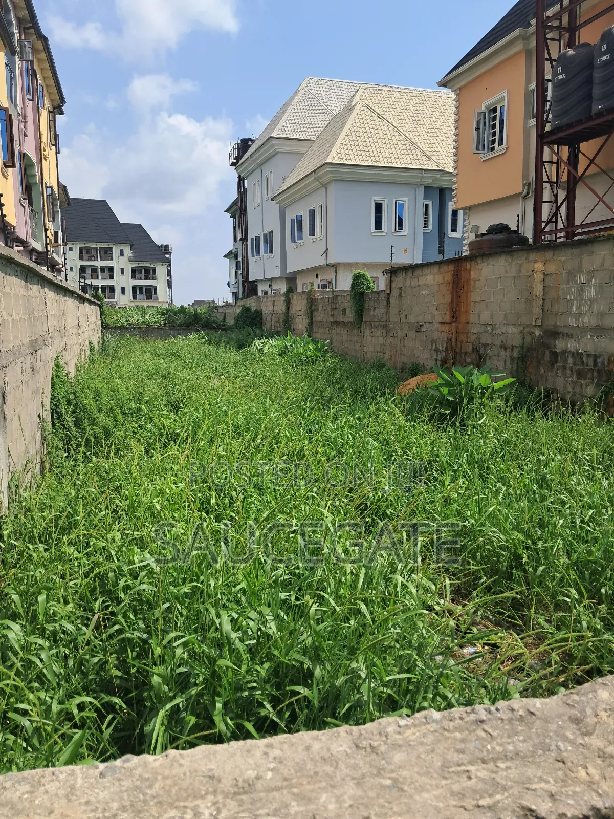 Half Plot Fenced for Sale Abuleado 18mill Steady Light in Abule Ado