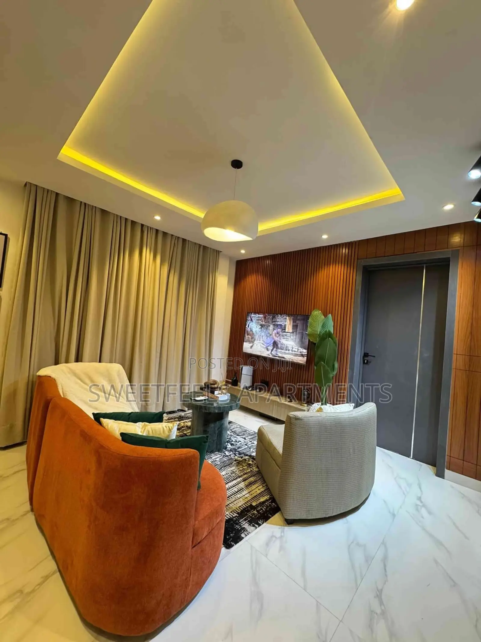 1 Bedroom Luxury Apartment With Ps5, Balcony With City View in Ikate