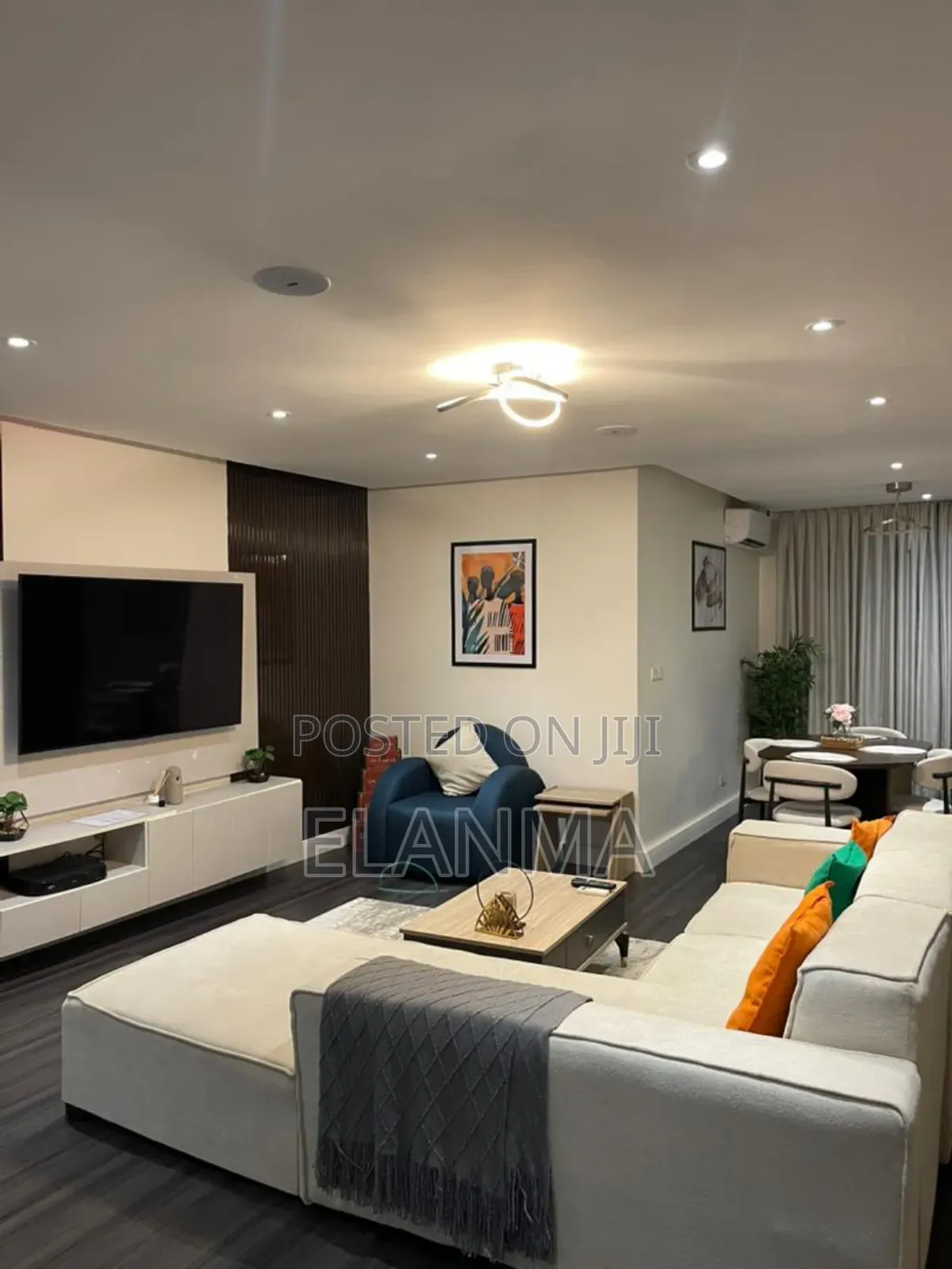 Furnished 3bdrm Apartment in Bilaad Estate, Wuye for rent in Wuye