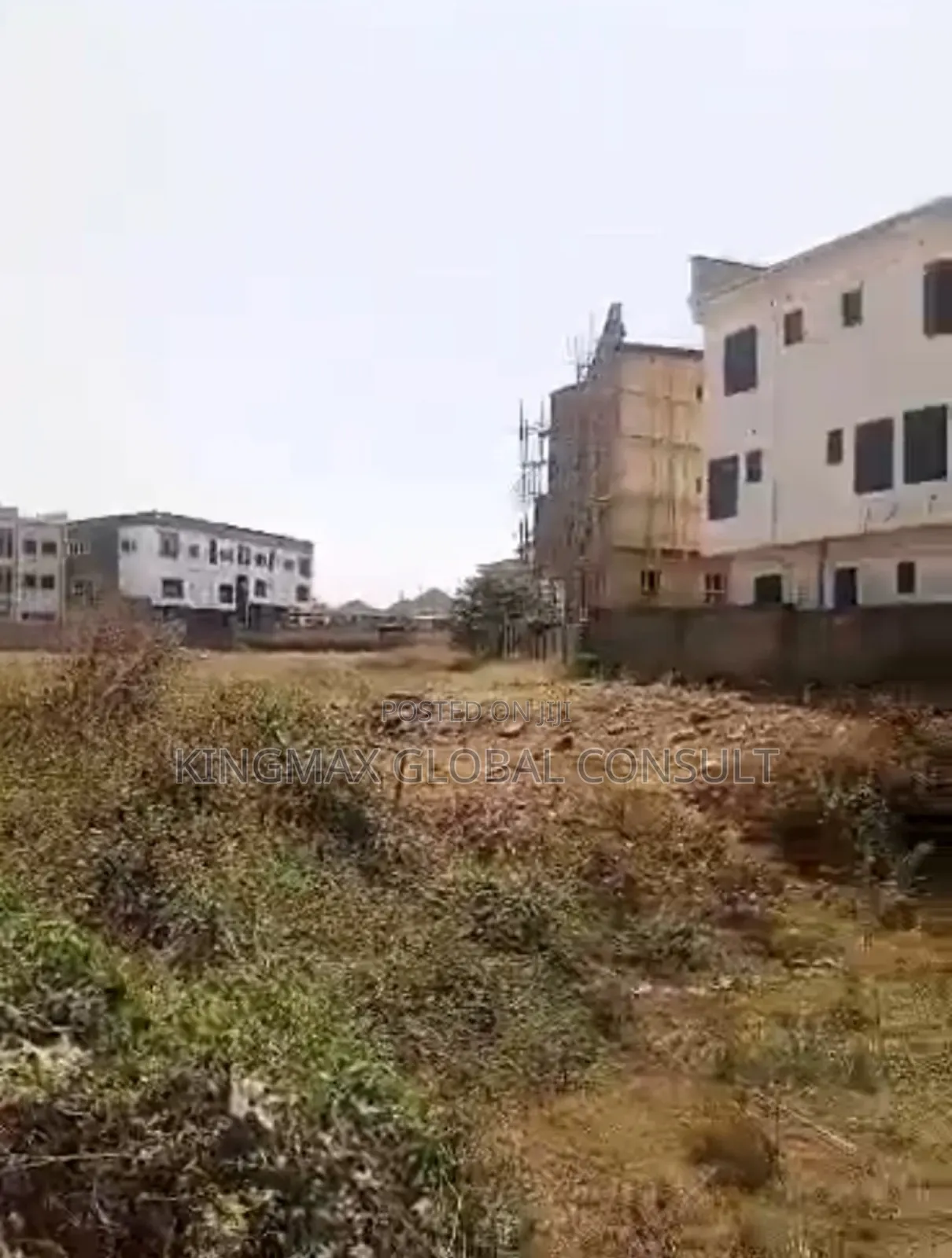 Destress Guzape Main Plot 1845 on Tarred Road From Both Sides for Sale in Guzape District