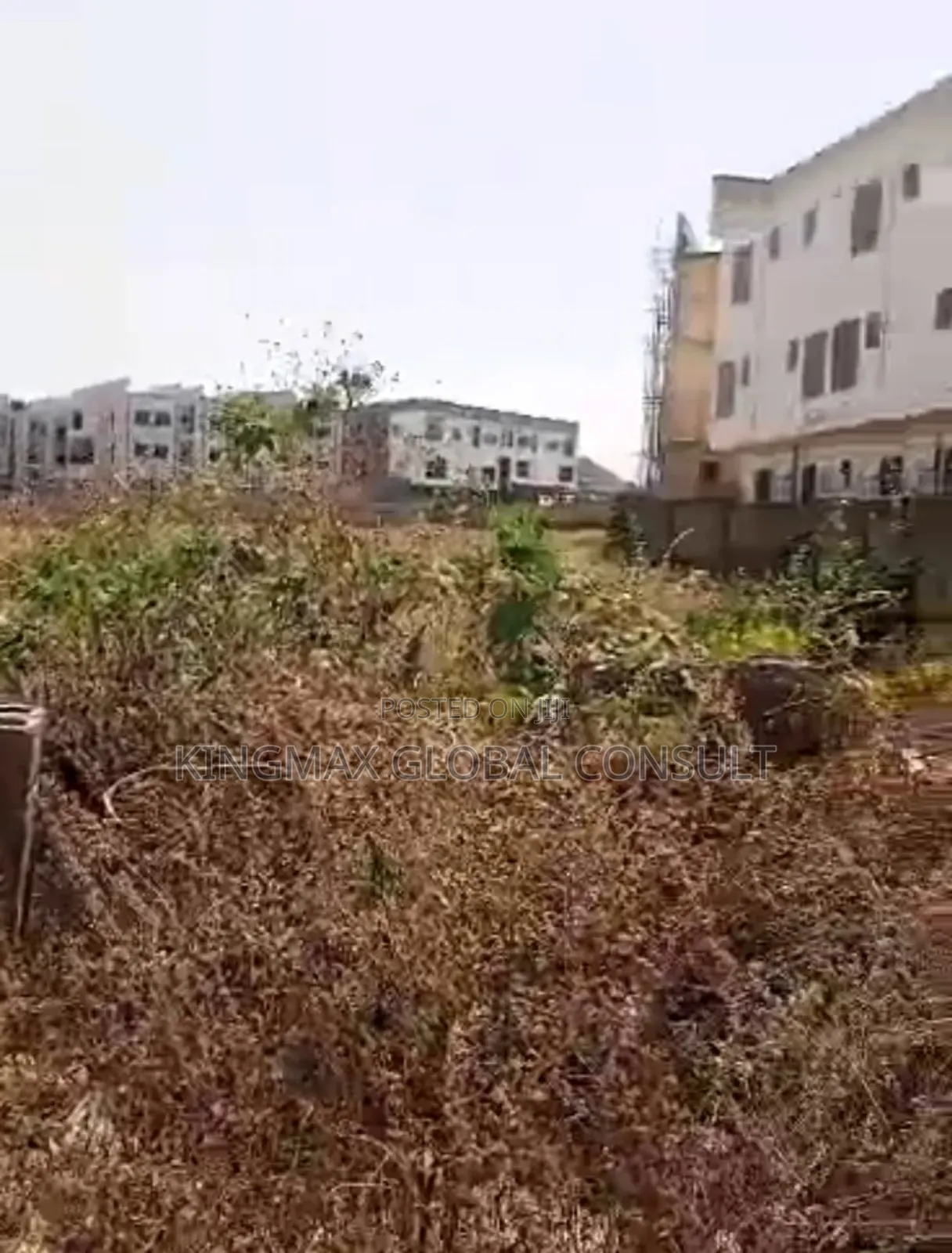 Destress Guzape Main Plot 1845 on Tarred Road From Both Sides for Sale in Guzape District