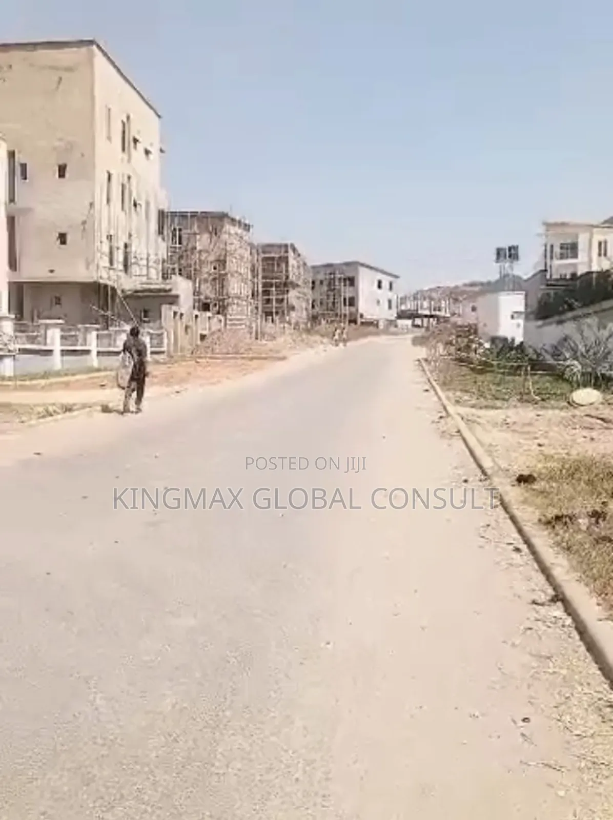 Destress Guzape Main Plot 1845 on Tarred Road From Both Sides for Sale in Guzape District