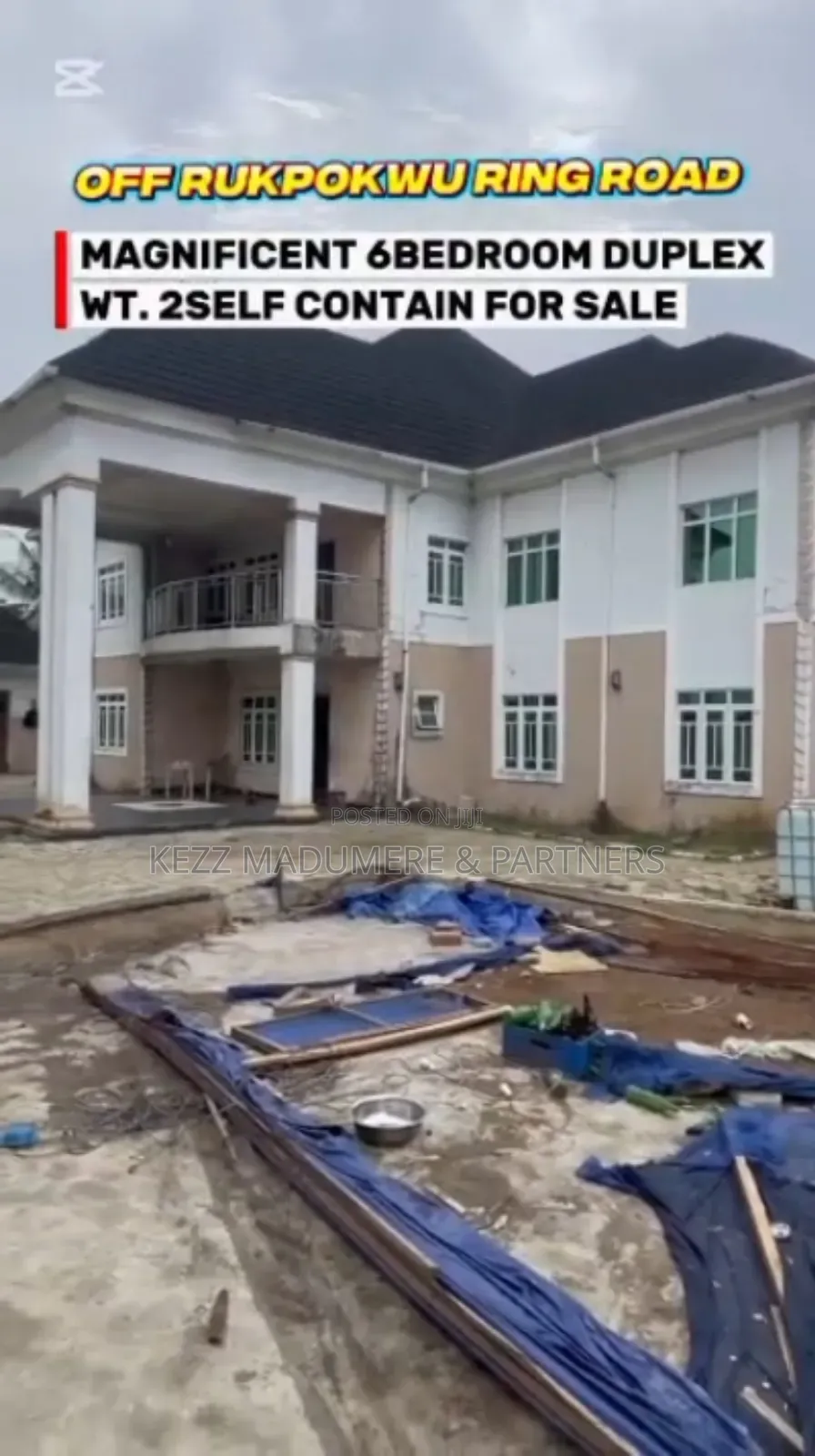 6bdrm Duplex in Eneka Road Rukpokwu for sale in Rukpokwu