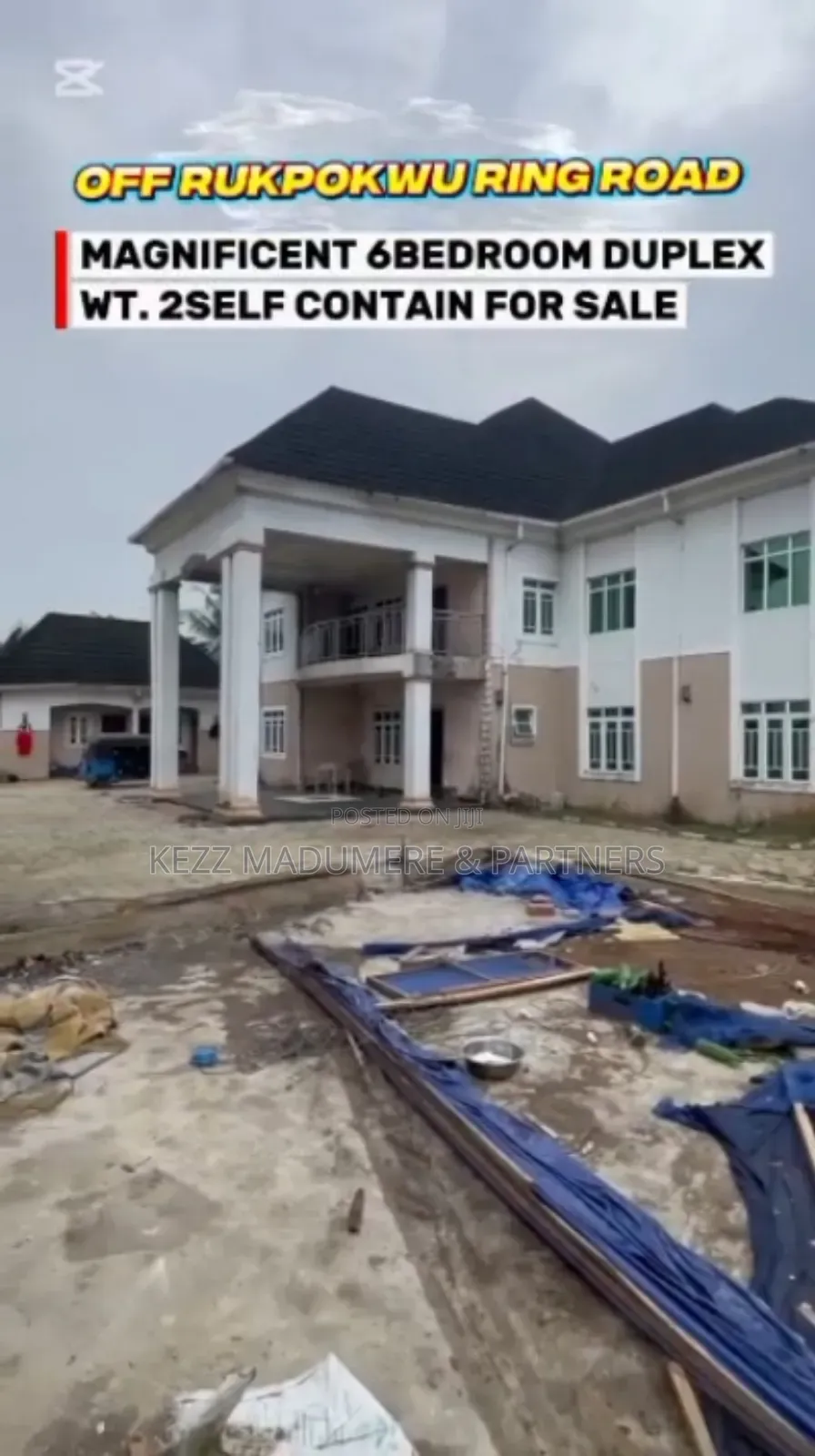 6bdrm Duplex in Eneka Road Rukpokwu for sale in Rukpokwu
