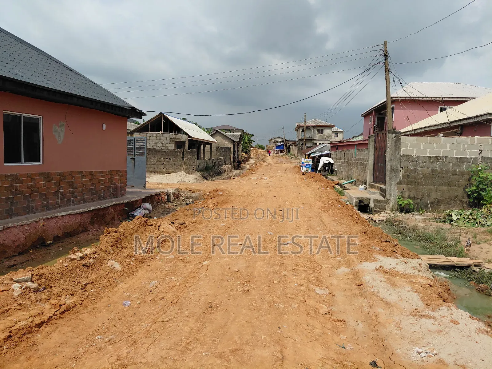 Distress Half Plot Ijegemo New Road by Bustop in Ijegun