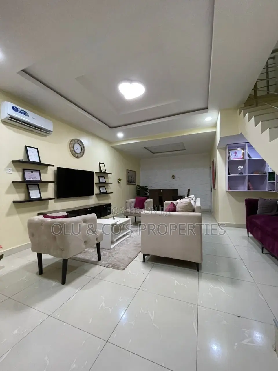 Furnished 3bdrm Townhouse / Terrace in Wuye for rent in Wuye