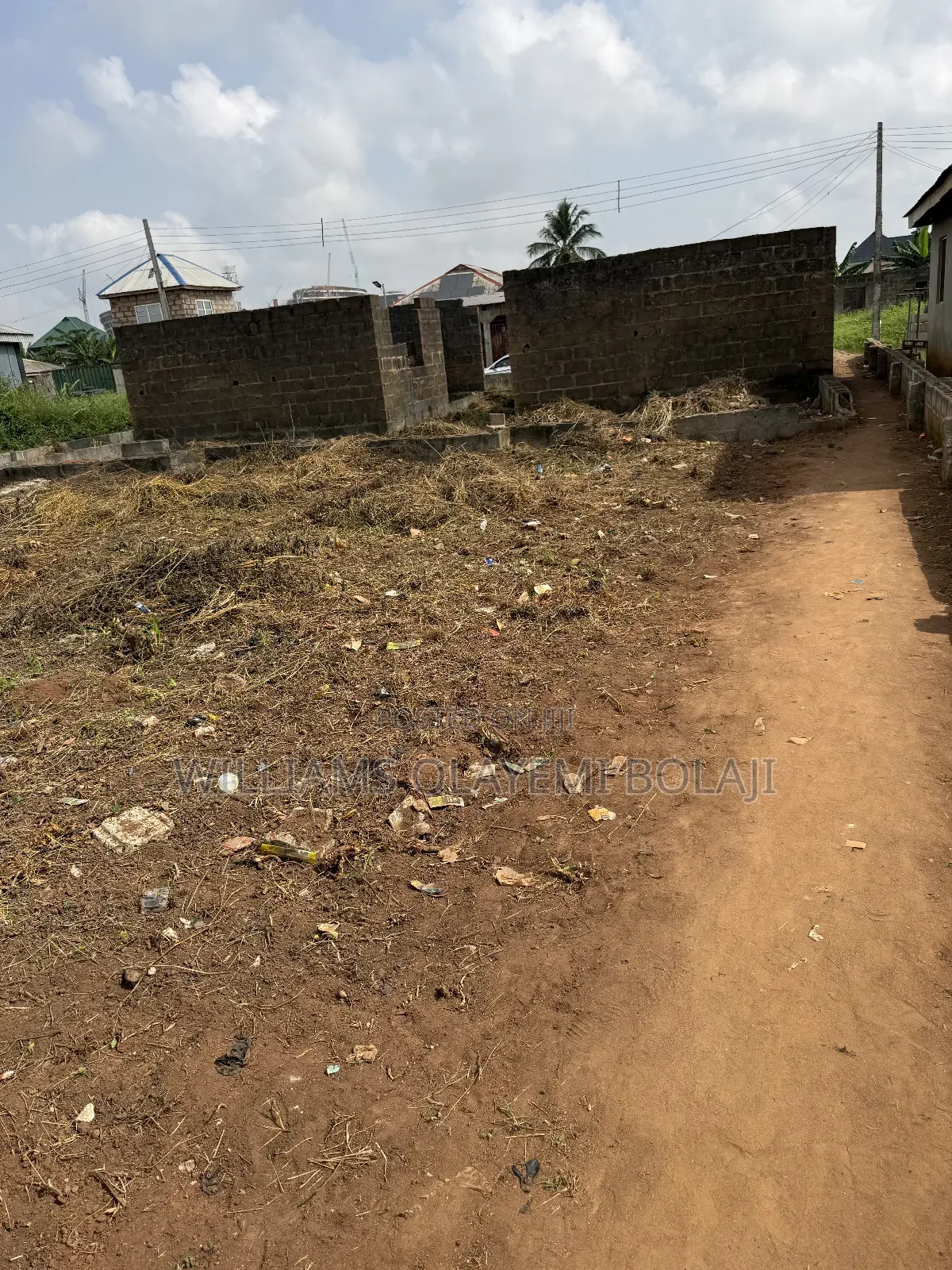 1 Full Plot of Land With 2 Uncompleted Room and Parlor Self Contain in Ado-Odo/Ota
