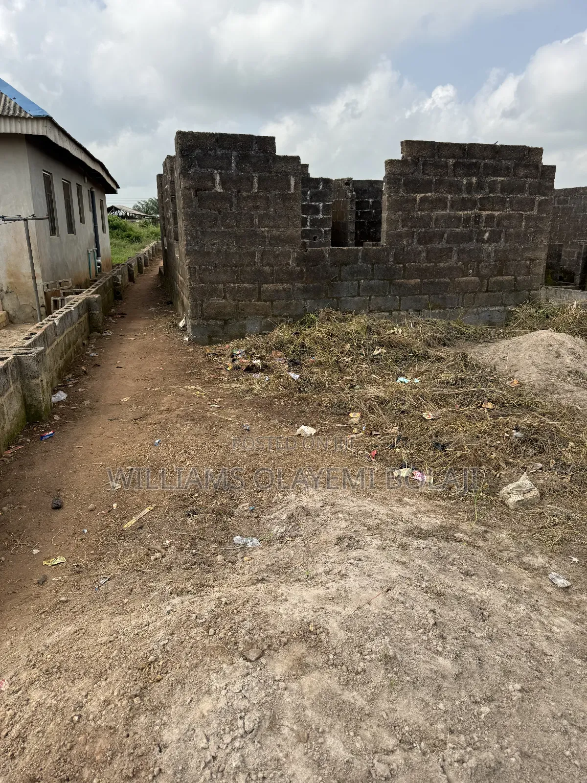 1 Full Plot of Land With 2 Uncompleted Room and Parlor Self Contain in Ado-Odo/Ota