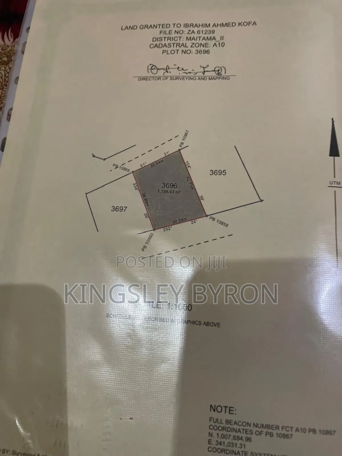 Fast Sales 1200 SQM of Residential Land in Maitama 2 Is Available in Maitama