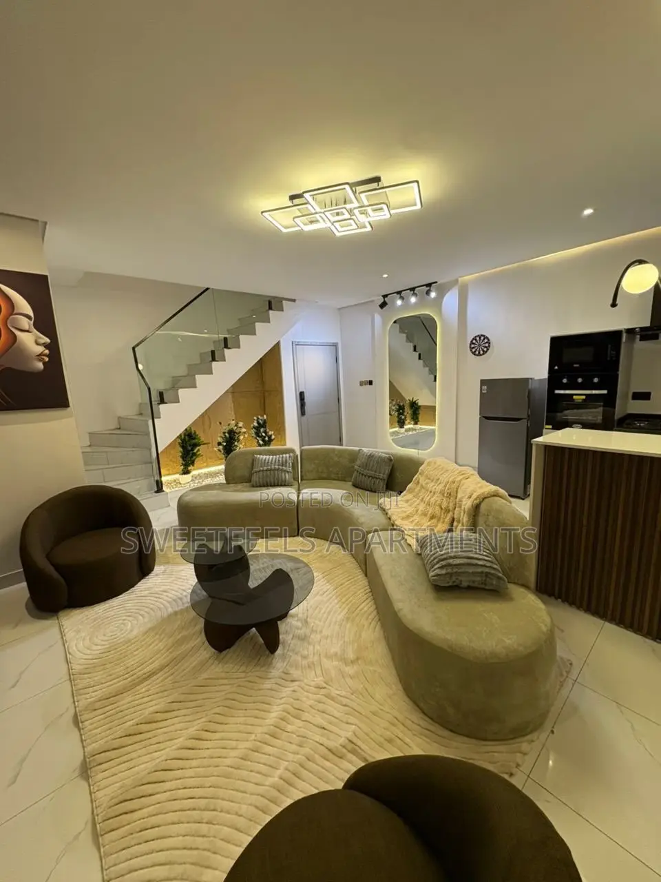 Brand New Luxury 2 Bedroom Maisonette With Gym, Swimming Pool in Lekki Phase 1