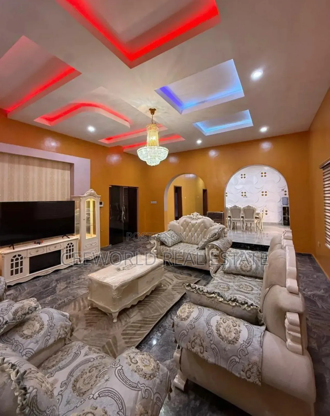 Furnished 5bdrm Duplex in Aerodrome Gra, Samonda for rent in Samonda
