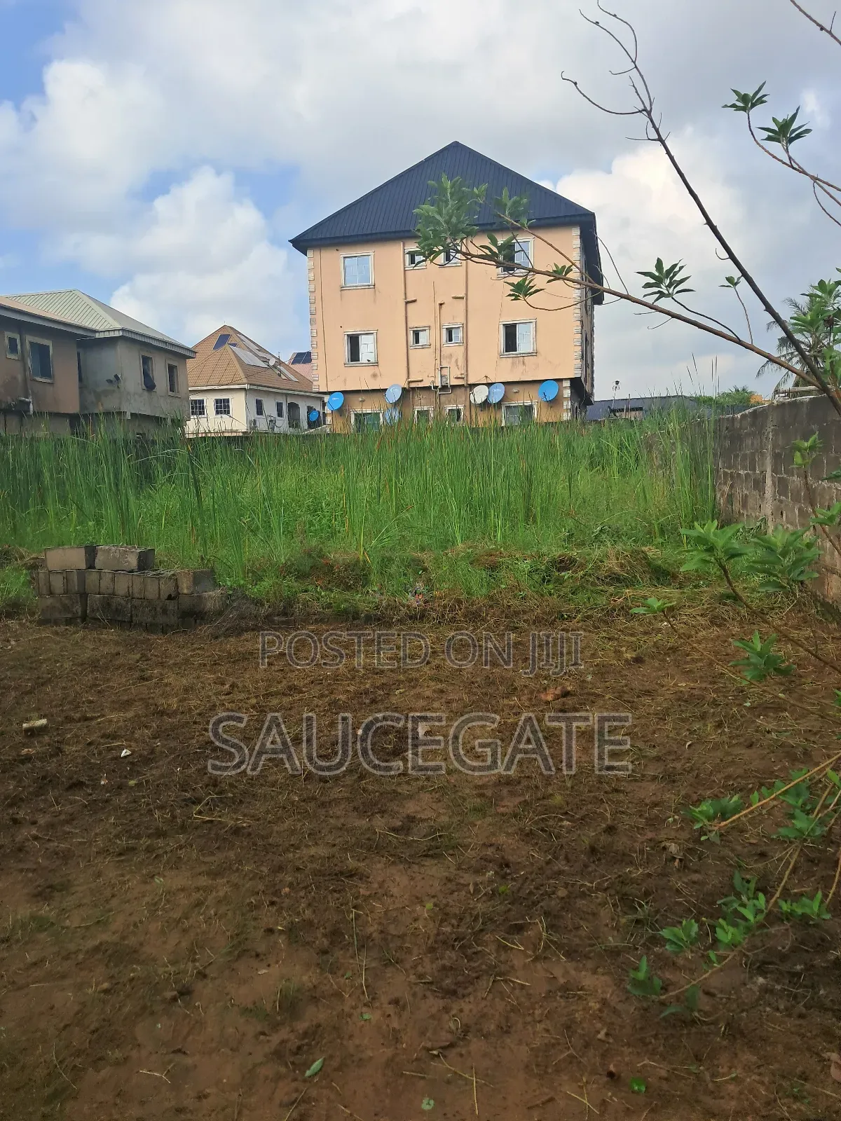 A Dry Gated More Than 1 Plot With a Bq at Satellite Town in Satellite Town