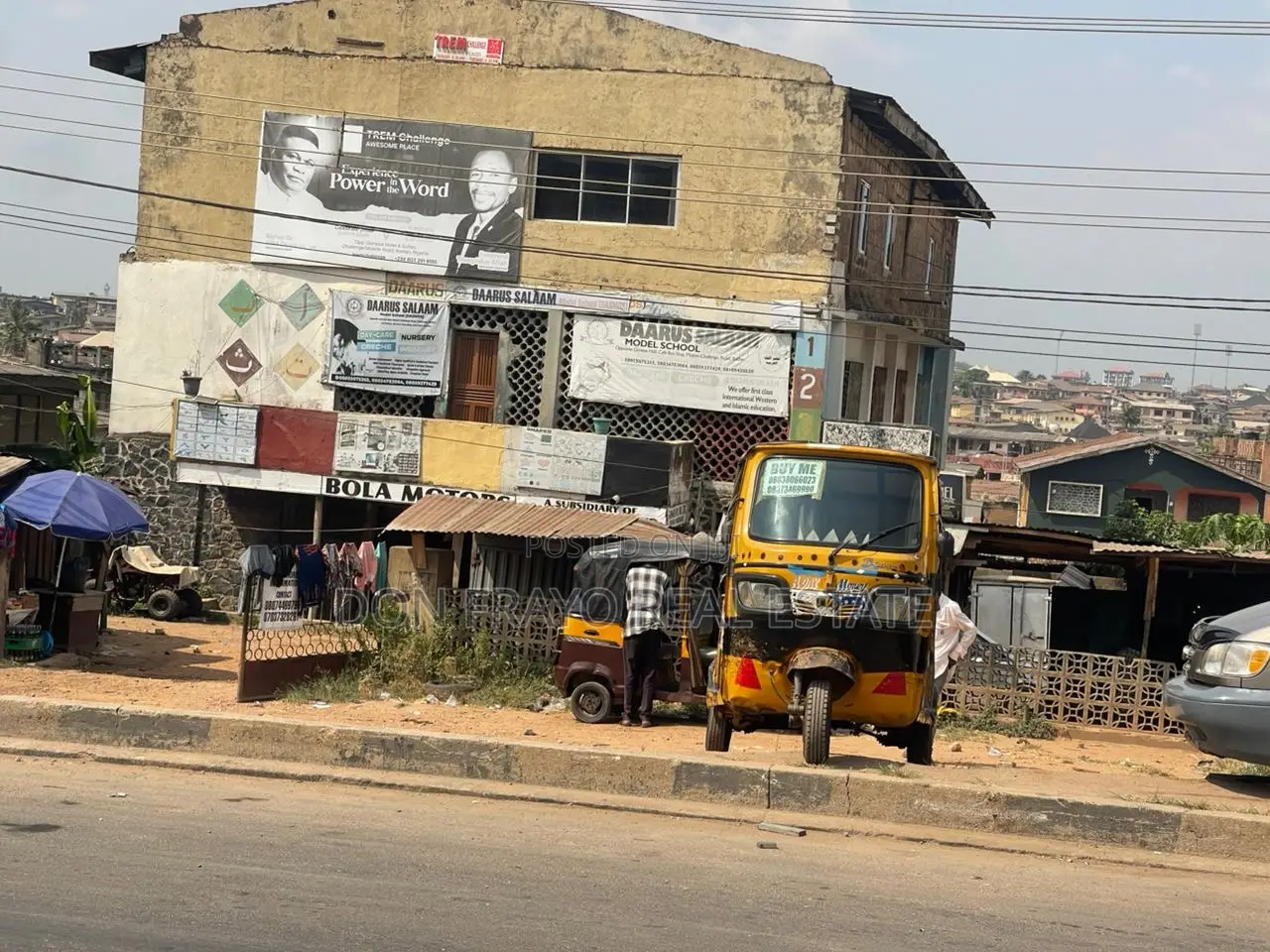 1500 SQM of Commercial Land for Sale at Main Molete Challenge Road in CHallenge / Ibadan