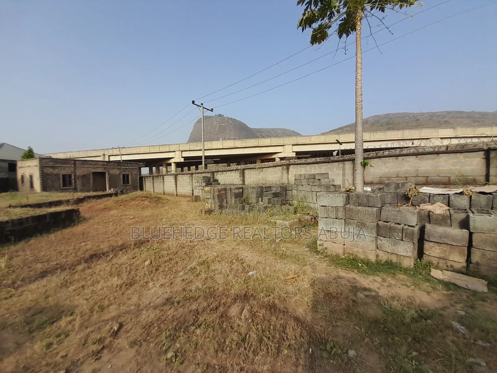 750sqm Fenced and Gated Plot With Solid 6-Bedroom Foundation + Bq in Kubwa