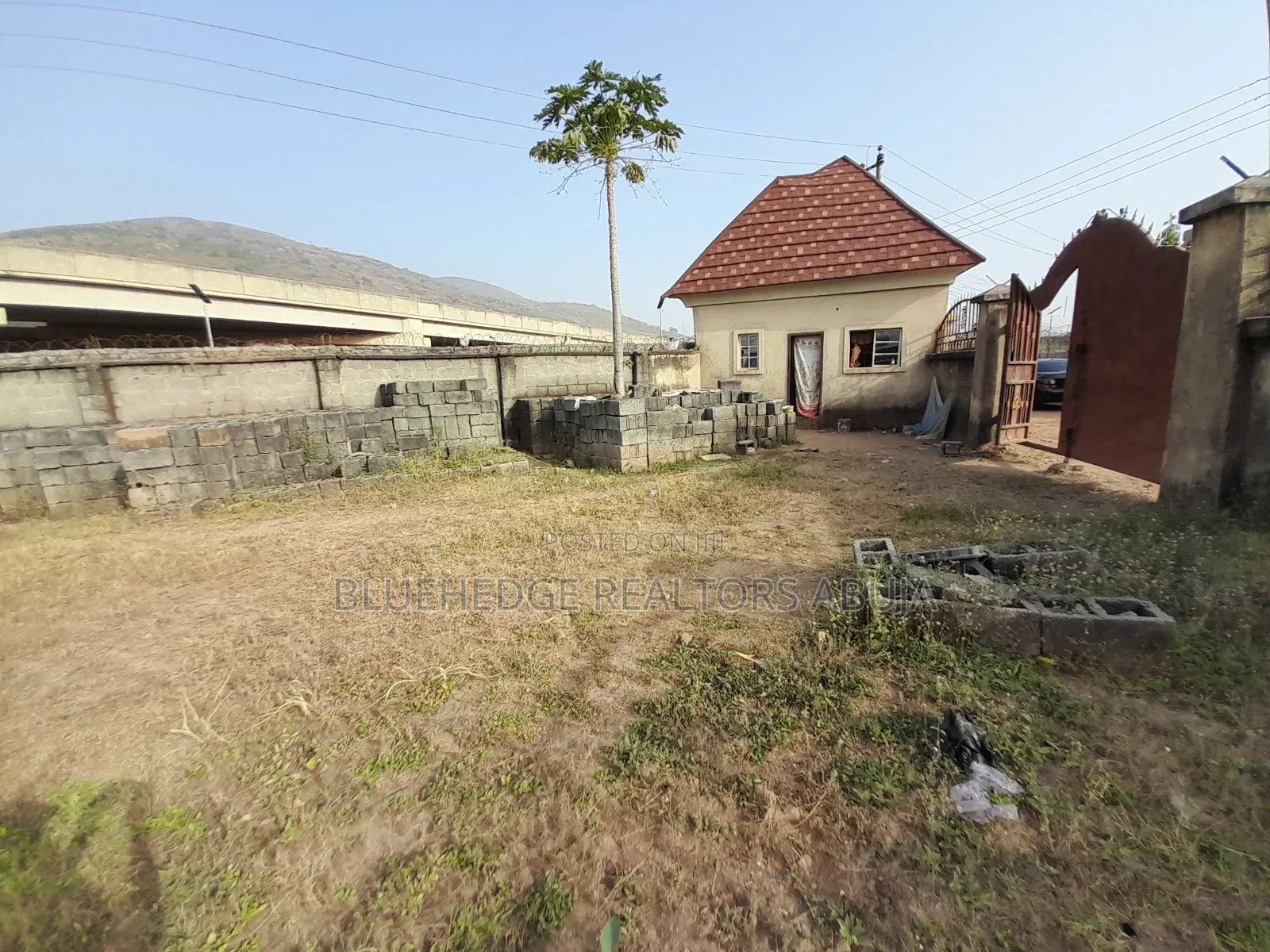 750sqm Fenced and Gated Plot With Solid 6-Bedroom Foundation + Bq in Kubwa
