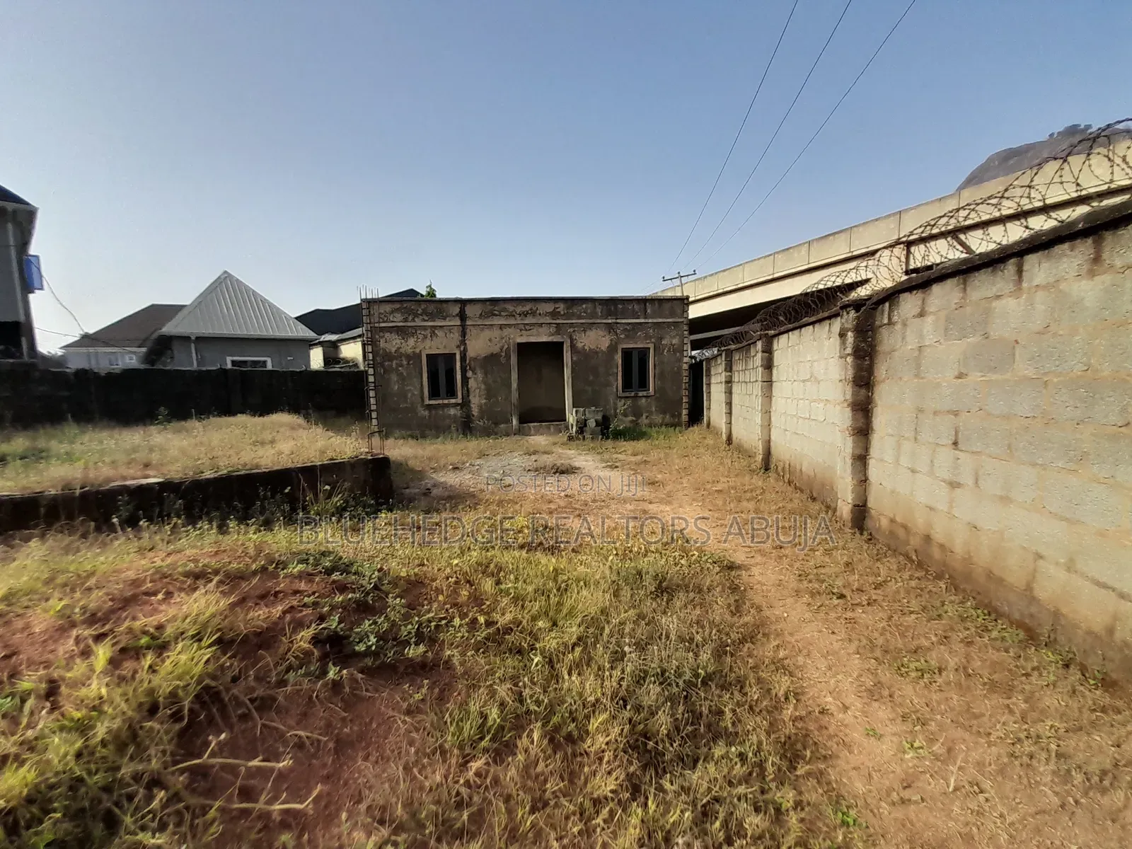 750sqm Fenced and Gated Plot With Solid 6-Bedroom Foundation + Bq in Kubwa
