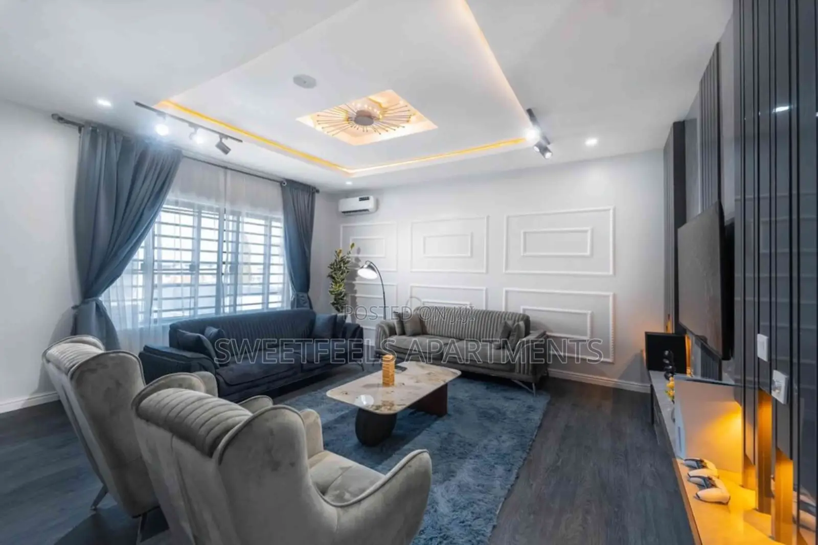 Fully Serviced 3 Bedroom Apartment With Gym, Ps5, Swimming Pool in Ikate