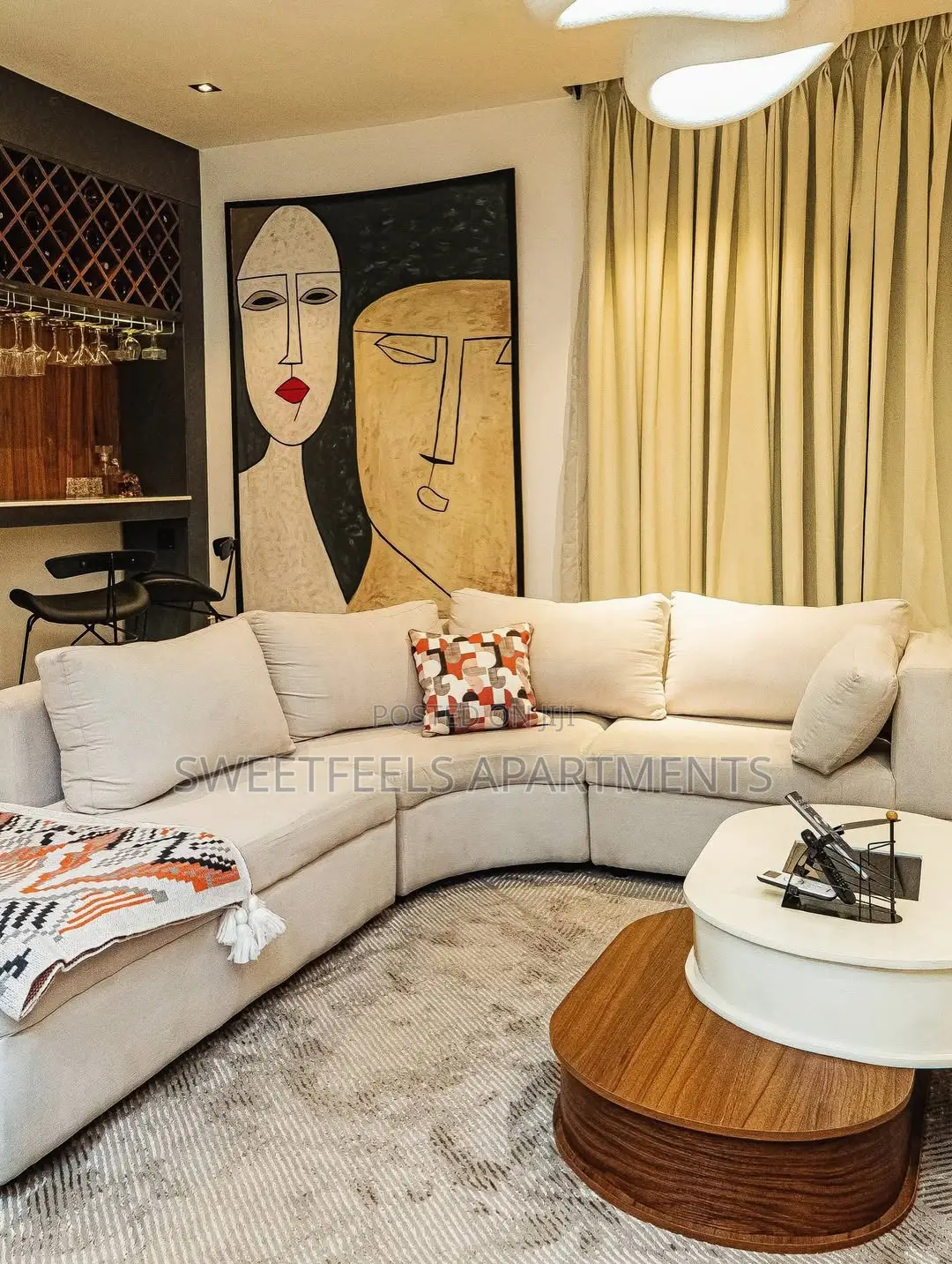 Luxury 3 Bedroom Maisonette With Private Cinema in Lekki Phase 1
