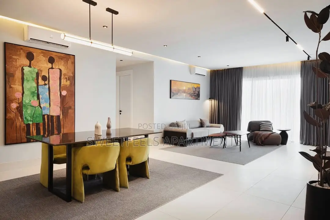 Luxury 2 Bedroom Apartment With Bq, Office Ps5 in Ahmadu Bello Way