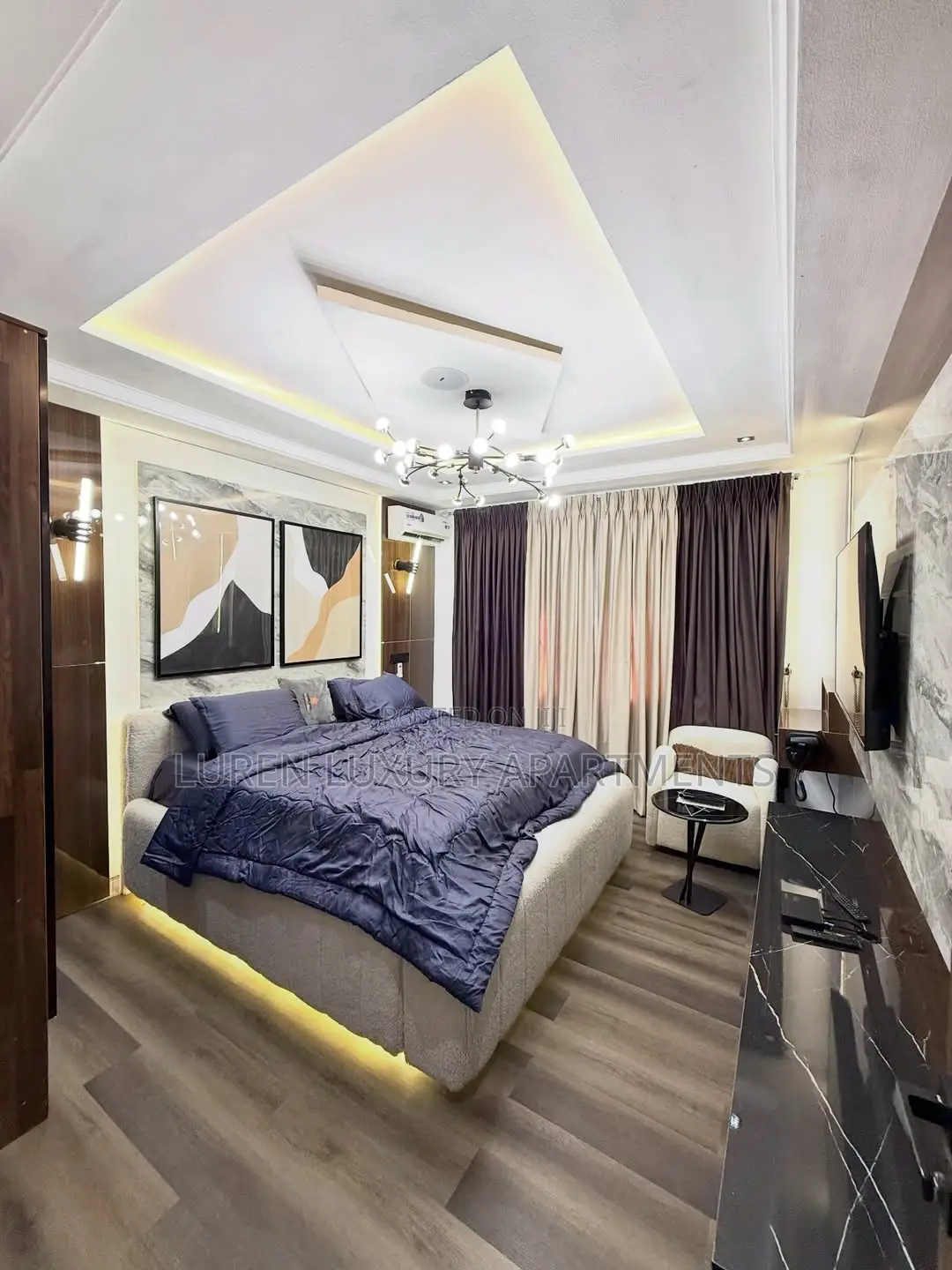 Luxury 2 Bedroom Smart Home +Gym, Sauna Snooker in Jahi