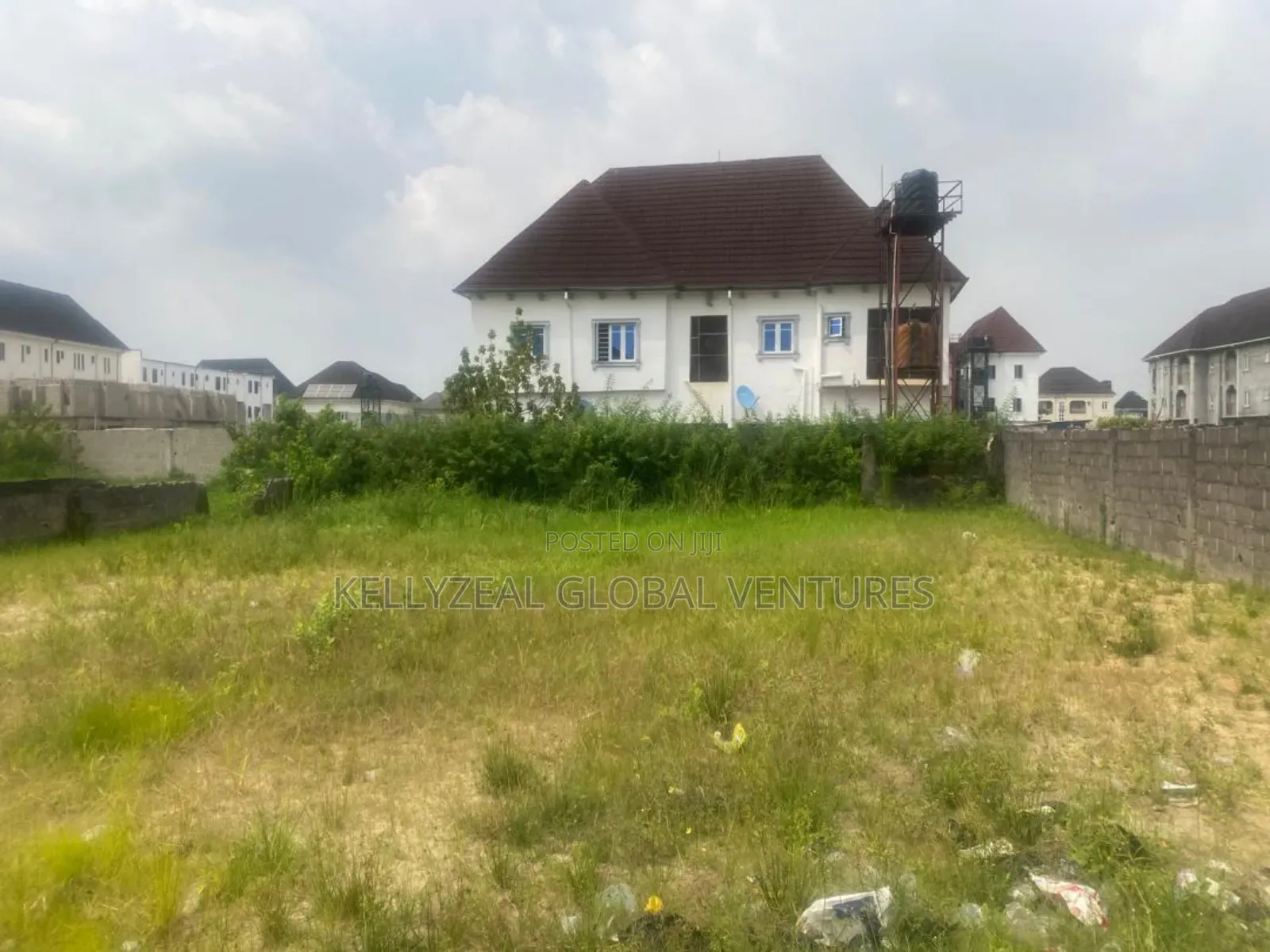 30ft by 120ft Half Plot of Land With Cc of O in Hosanna Estate in Ago Palace