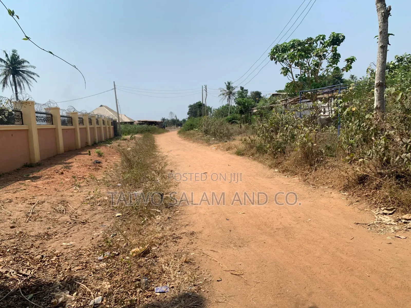Residential Plot With Cofo at Idi Oro, Onidundun Area Akinyele Moniya in Oyo