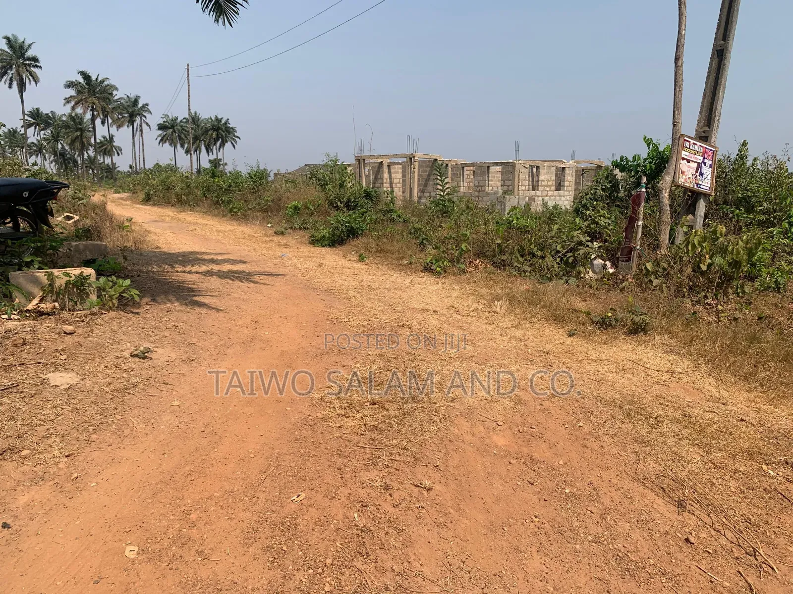 Residential Plot With Cofo at Idi Oro, Onidundun Area Akinyele Moniya in Oyo