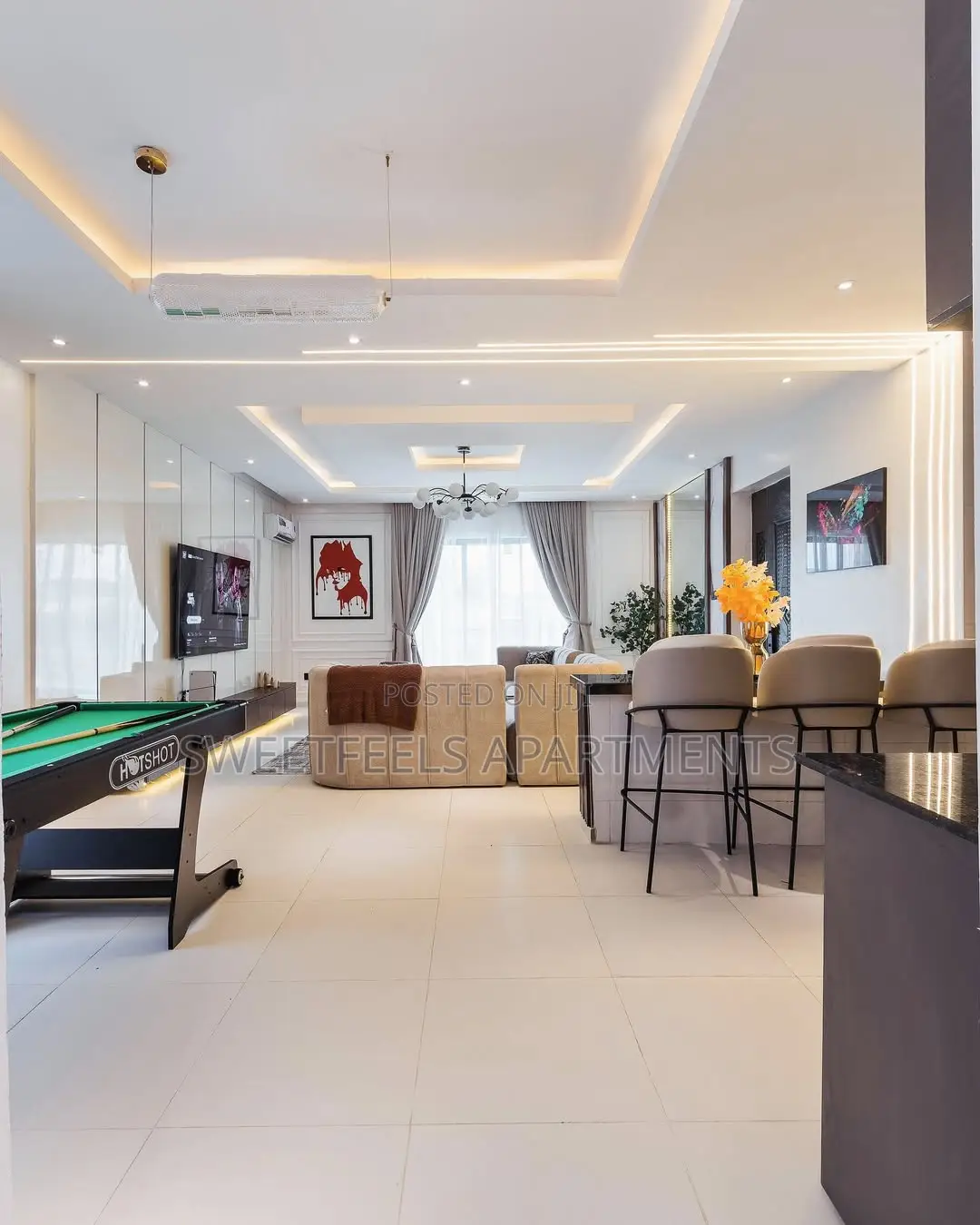 2 Bedroom Apartment With City View in Lekki Phase 1