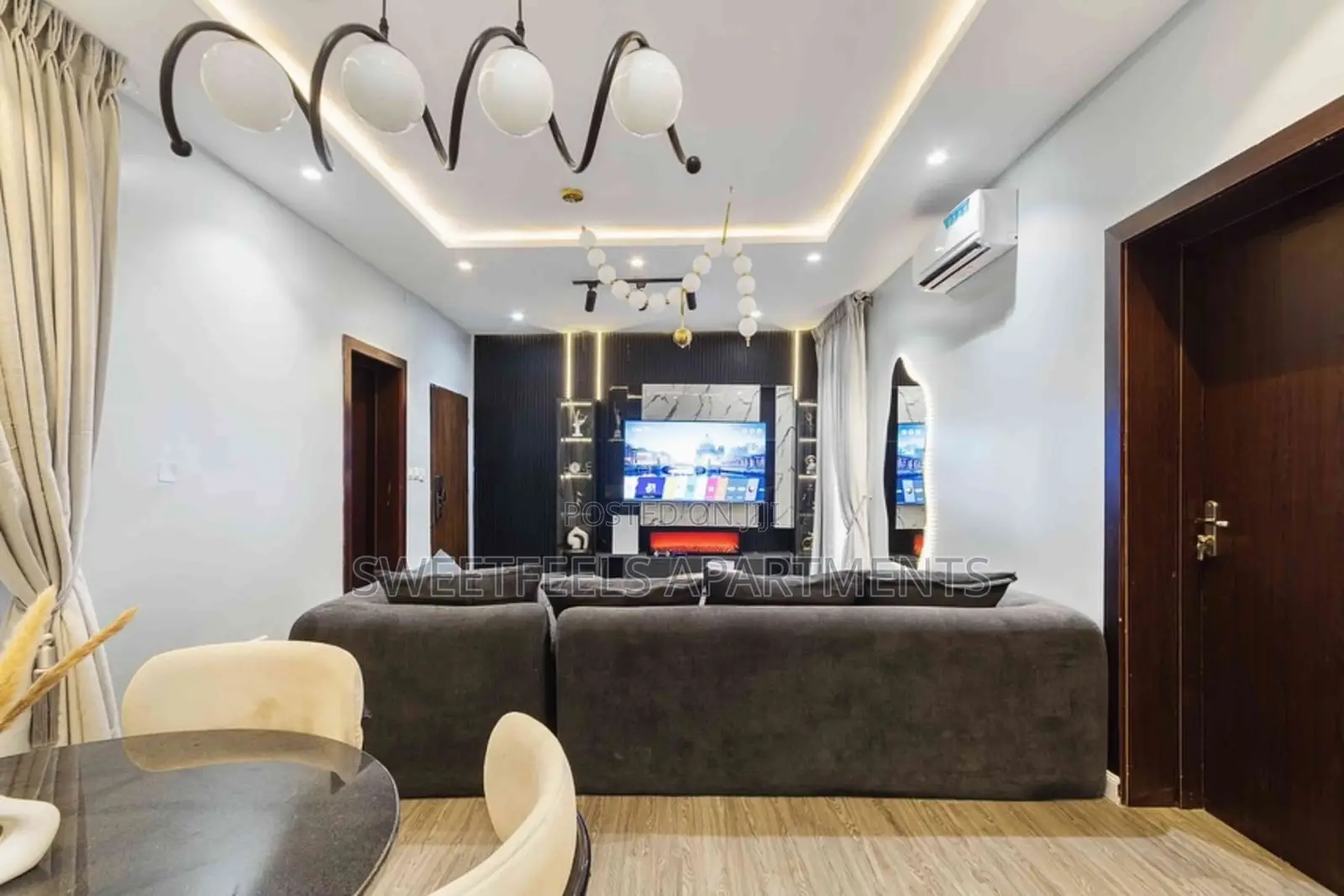 Beautiful 2-Bedroom “Gray” Apartment in Ikate