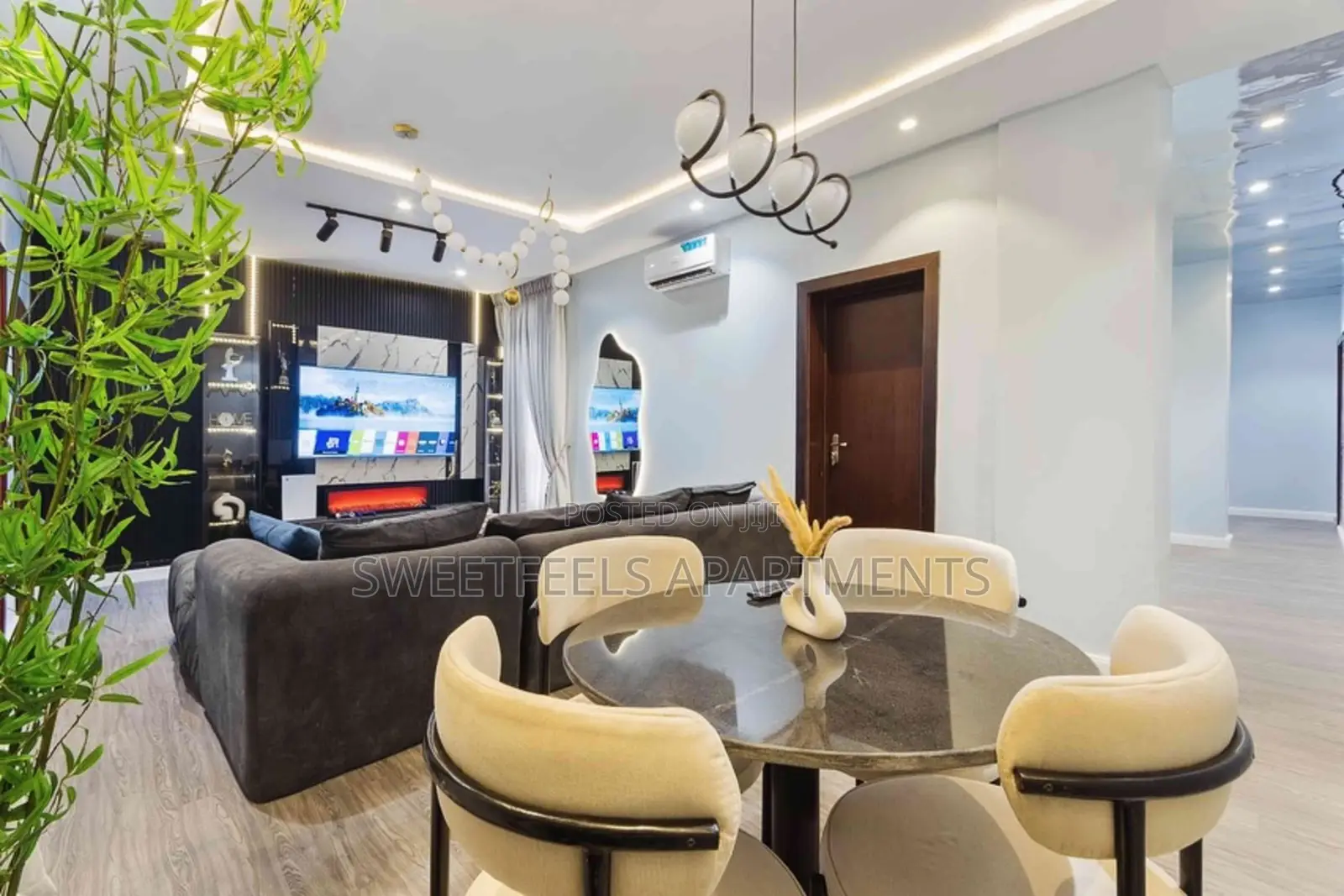 Beautiful 2-Bedroom “Gray” Apartment in Ikate