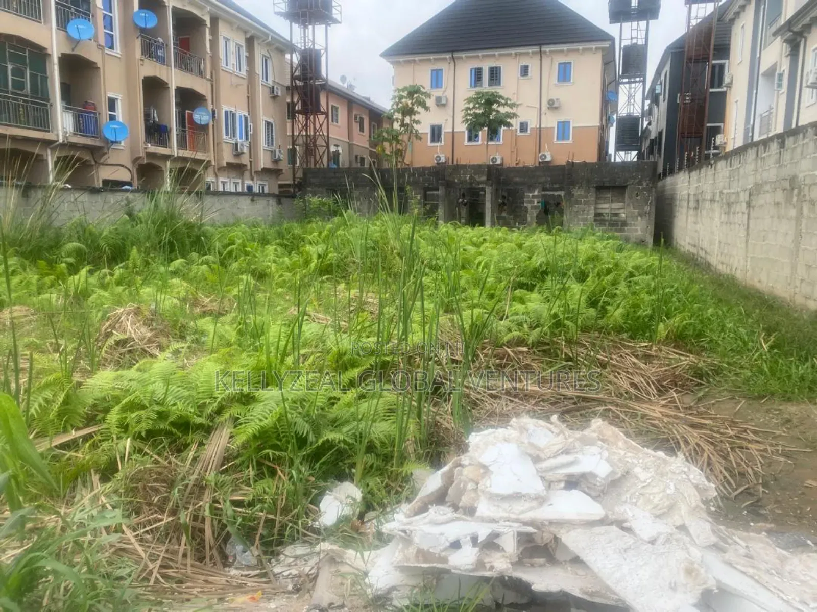 Half Plot of Land for Sale at Hosanna Estate in Ago Palace