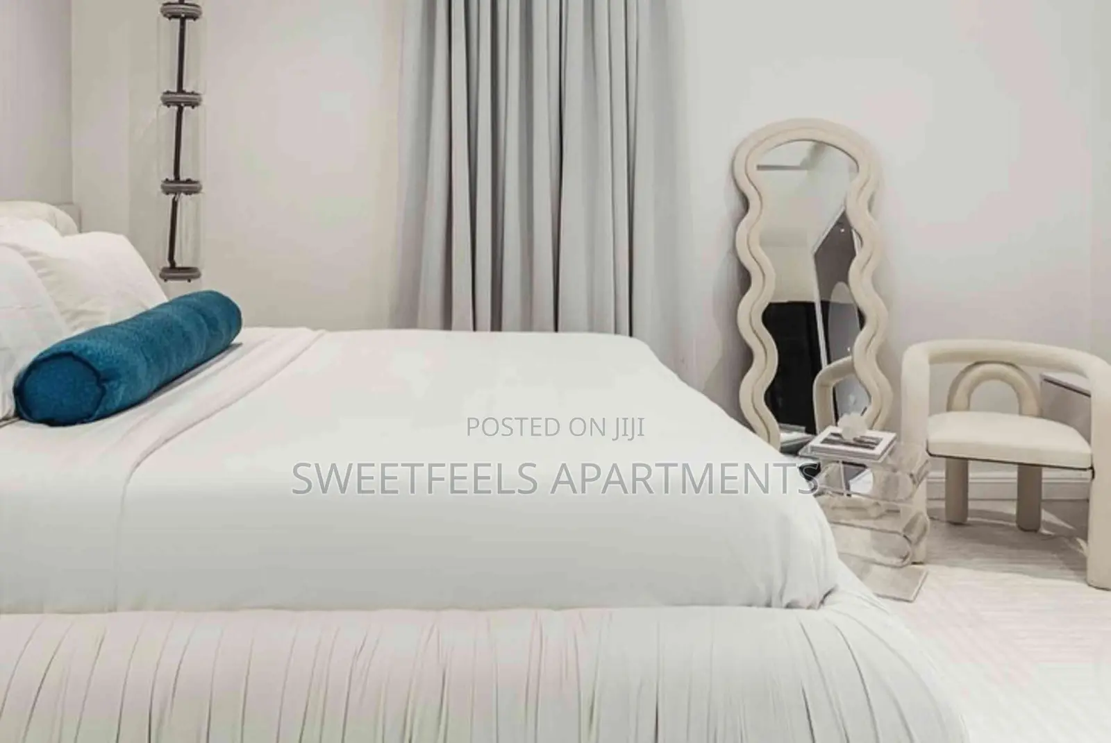 All White Luxury 2 Bedroom Apartment in Ikate