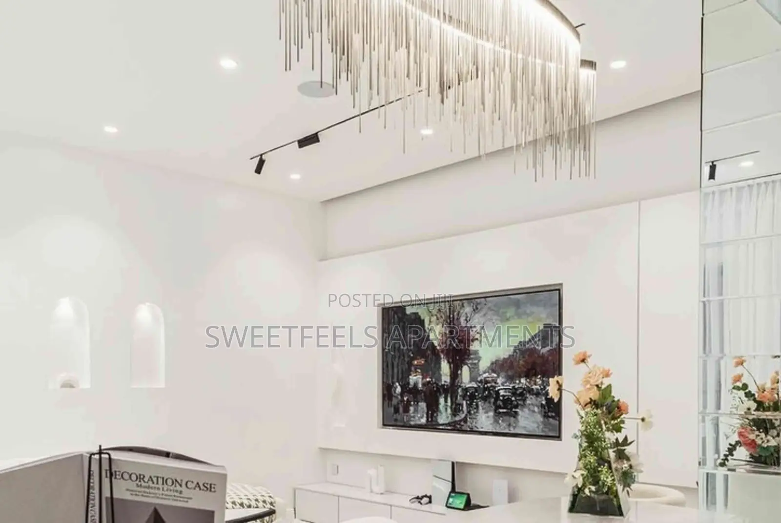 All White Luxury 2 Bedroom Apartment in Ikate