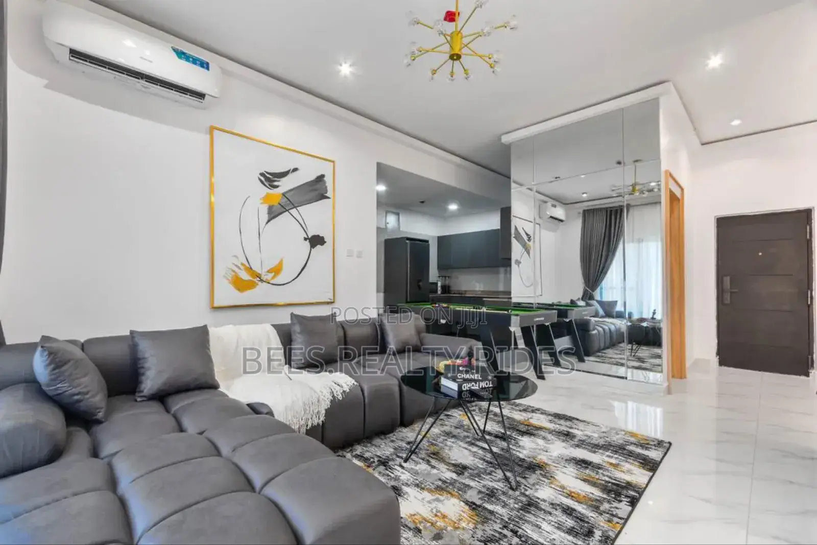 2 Bedroom Apartment With a Snooker, Tennis Table, Ps5 and a Balcony in Lekki Phase 1